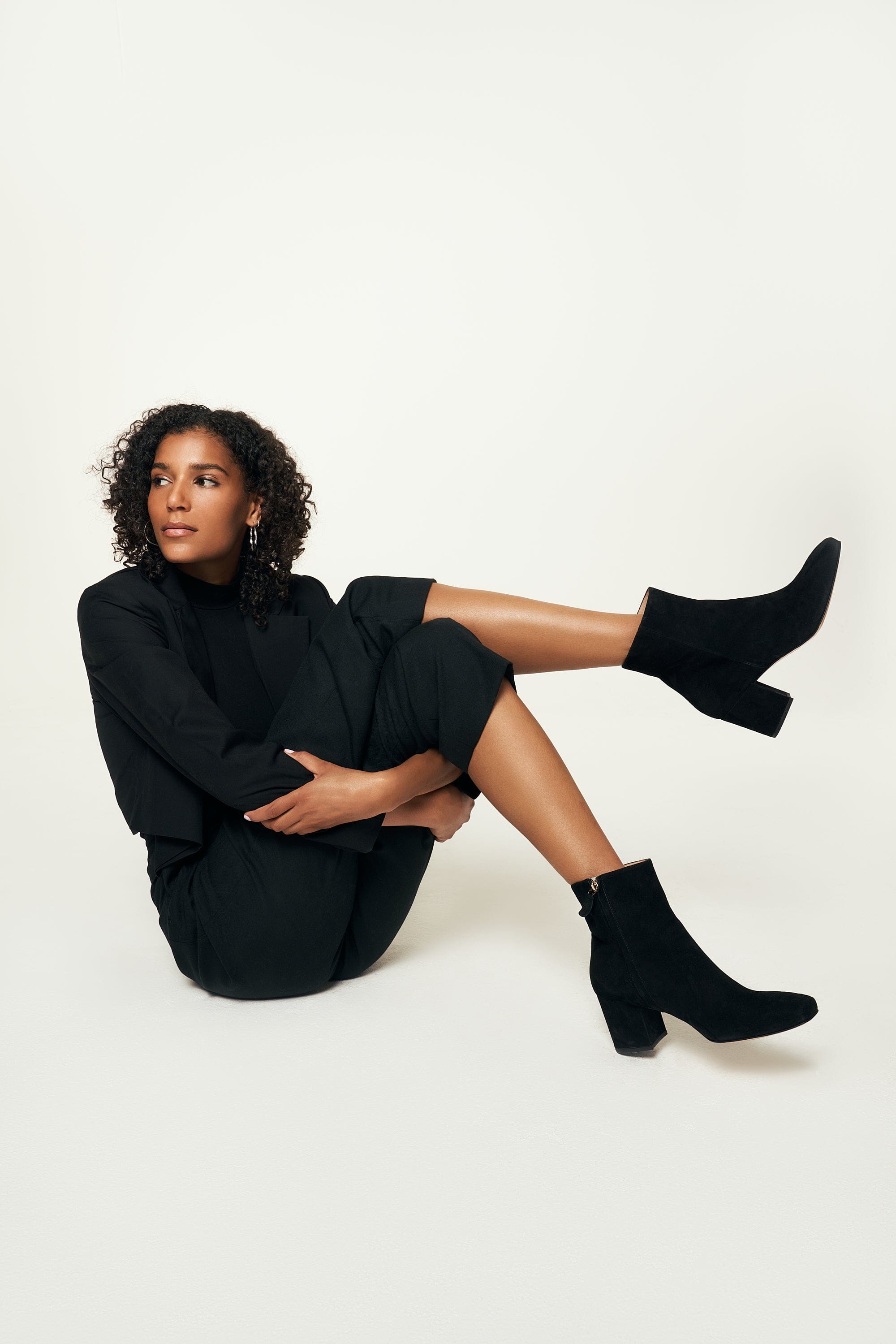 Sienna Booties in Black made by Miyana Berlin