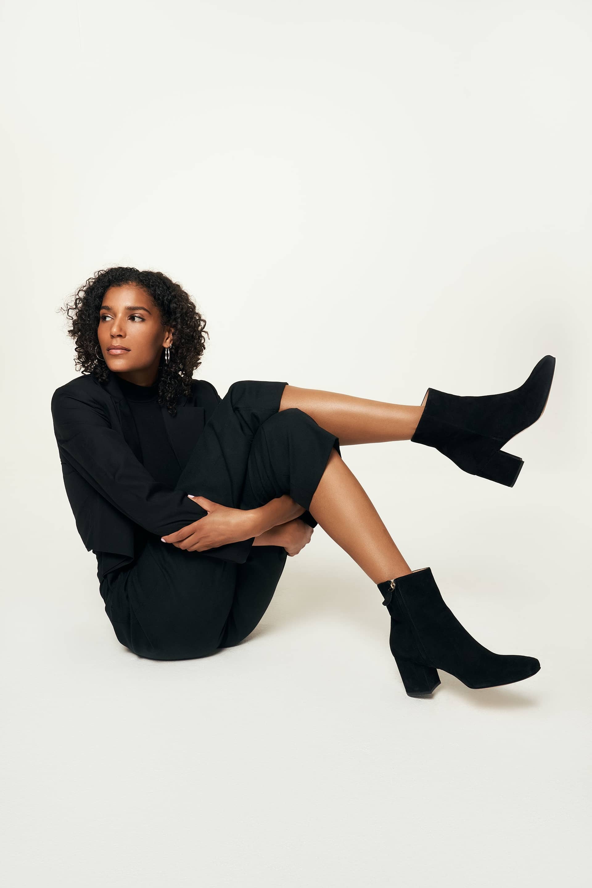 Sienna Booties in Black made by Miyana Berlin