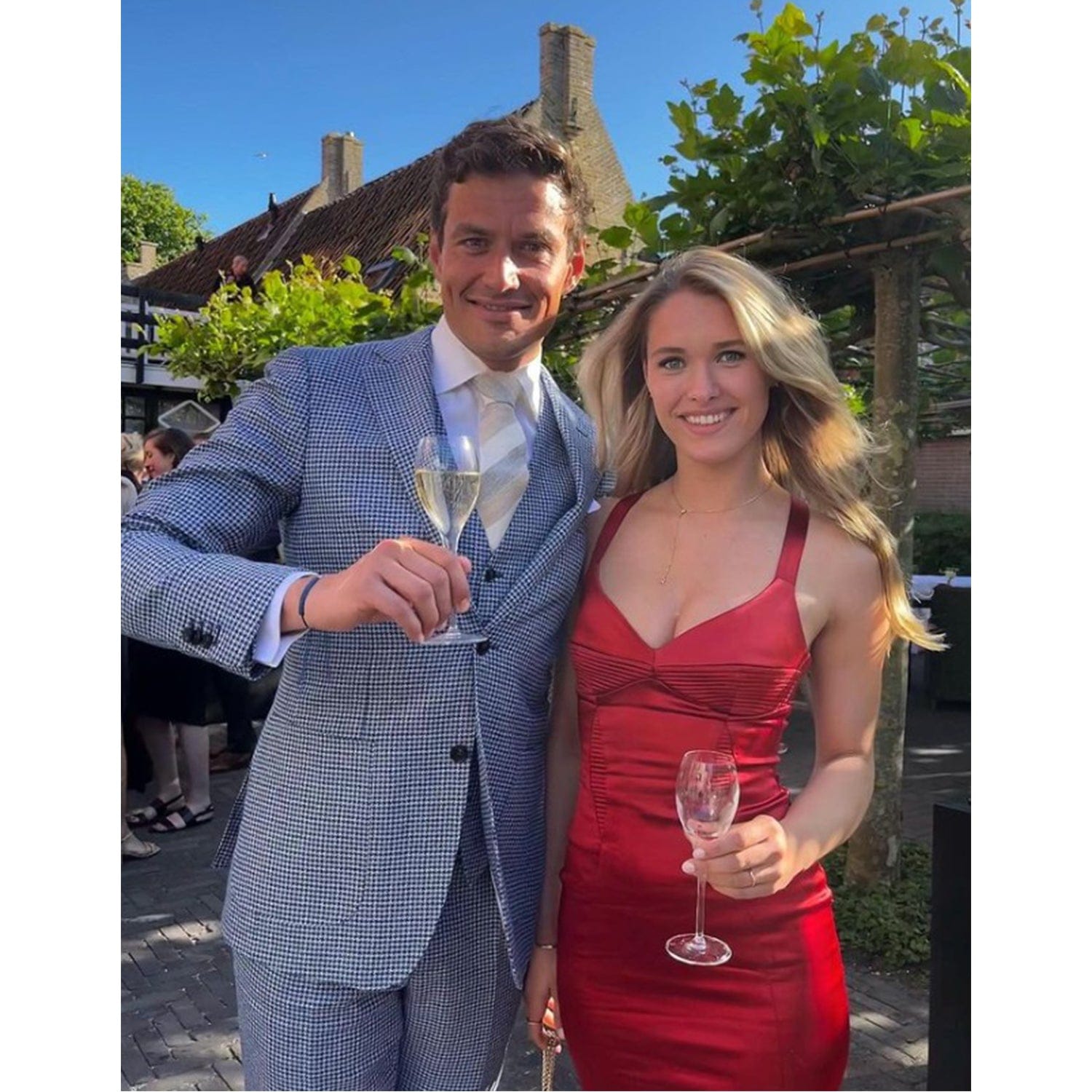 Haze Dress Red made by MURMUR