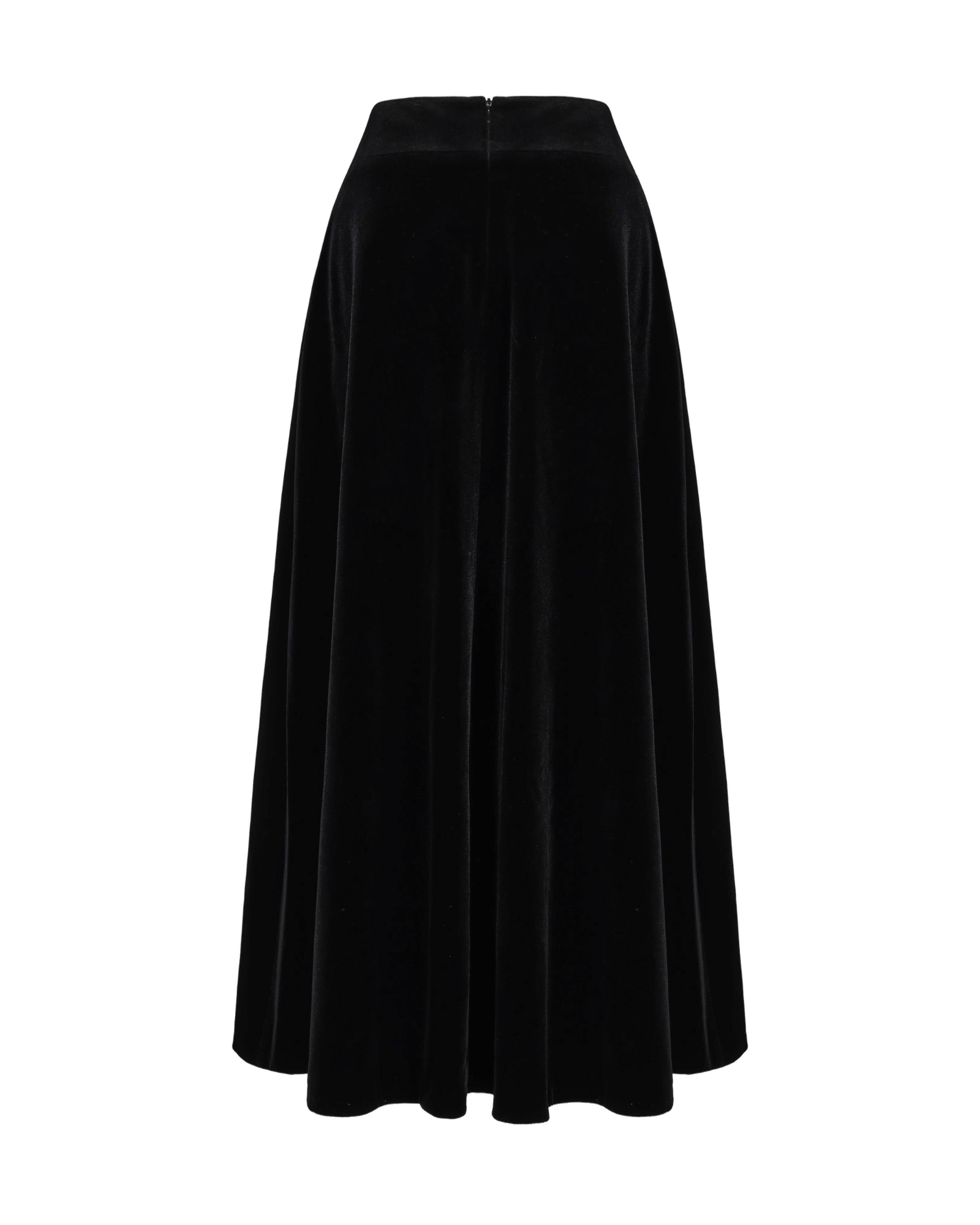 Blaire Velvet Maxi Skirt (Black) made by Nana Jacqueline