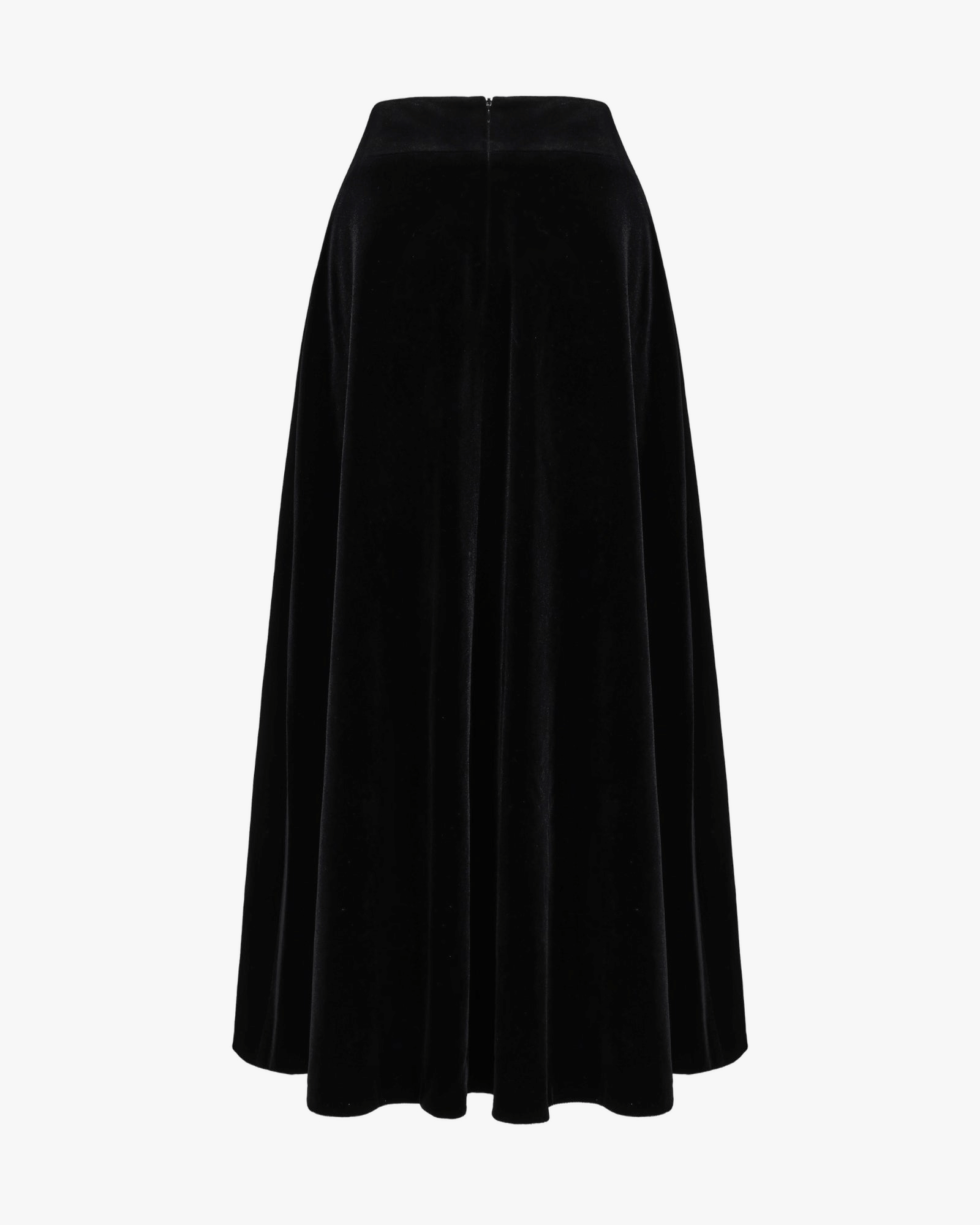 Blaire Velvet Maxi Skirt (Black) made by Nana Jacqueline