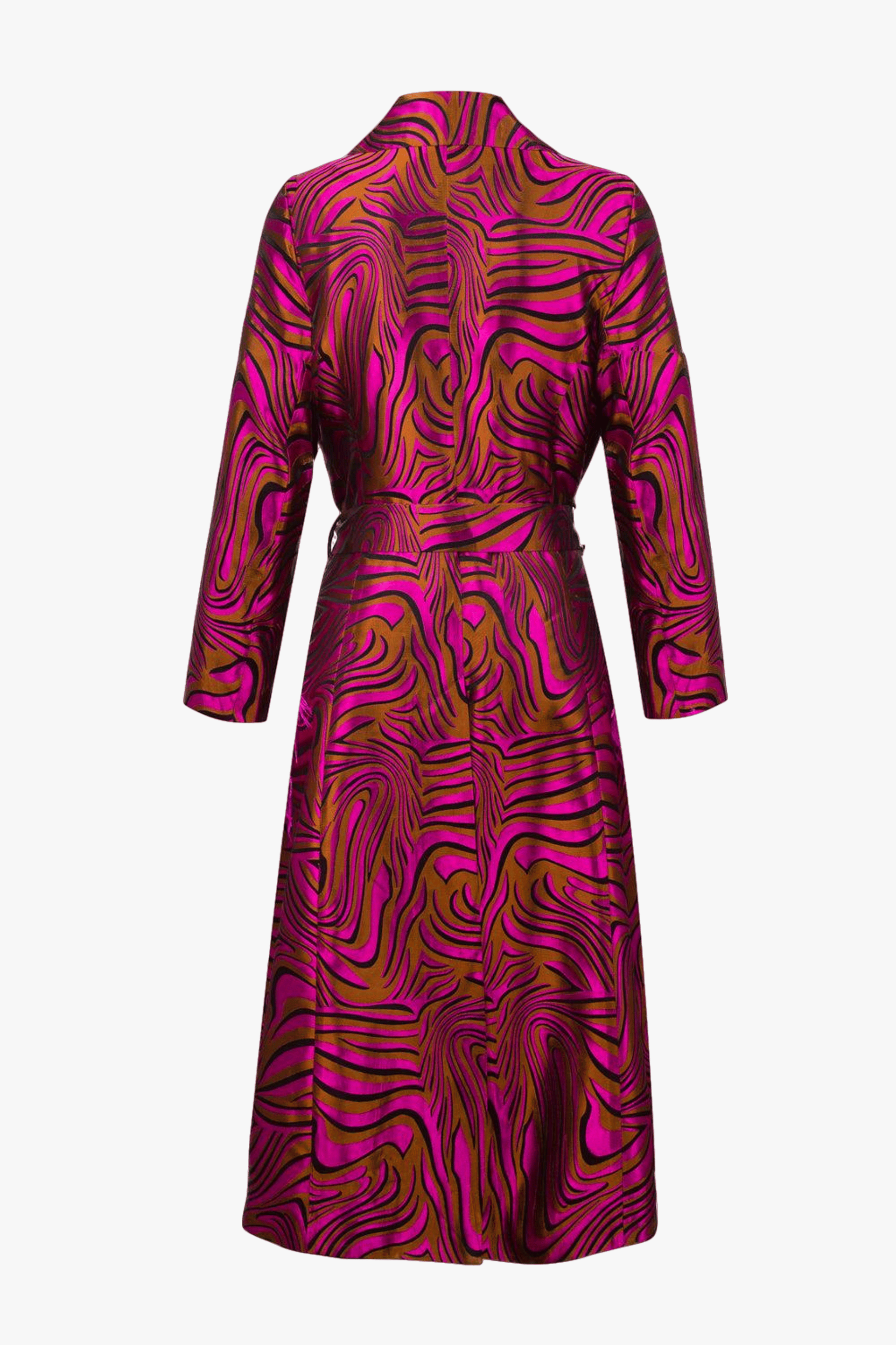 Raspberry Marilyn Coat № 23 made by ANDREEVA