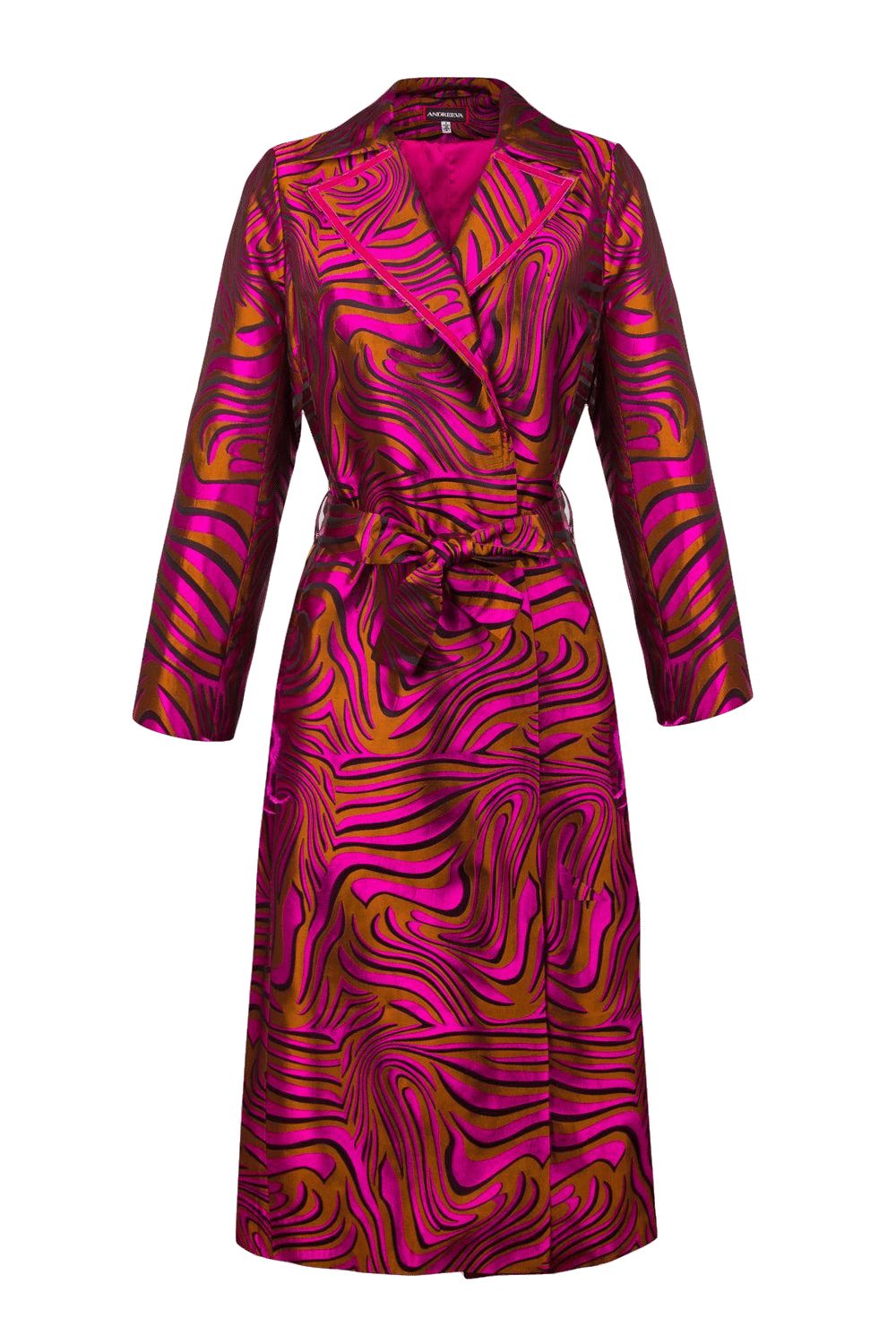 Raspberry Marilyn Coat № 23 made by ANDREEVA