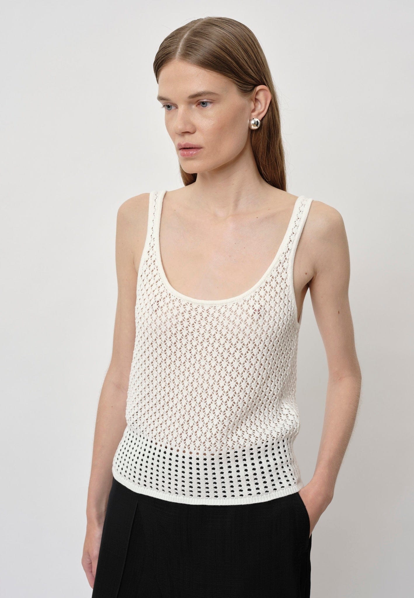 Callum Knit Top - Creme made by HERSKIND