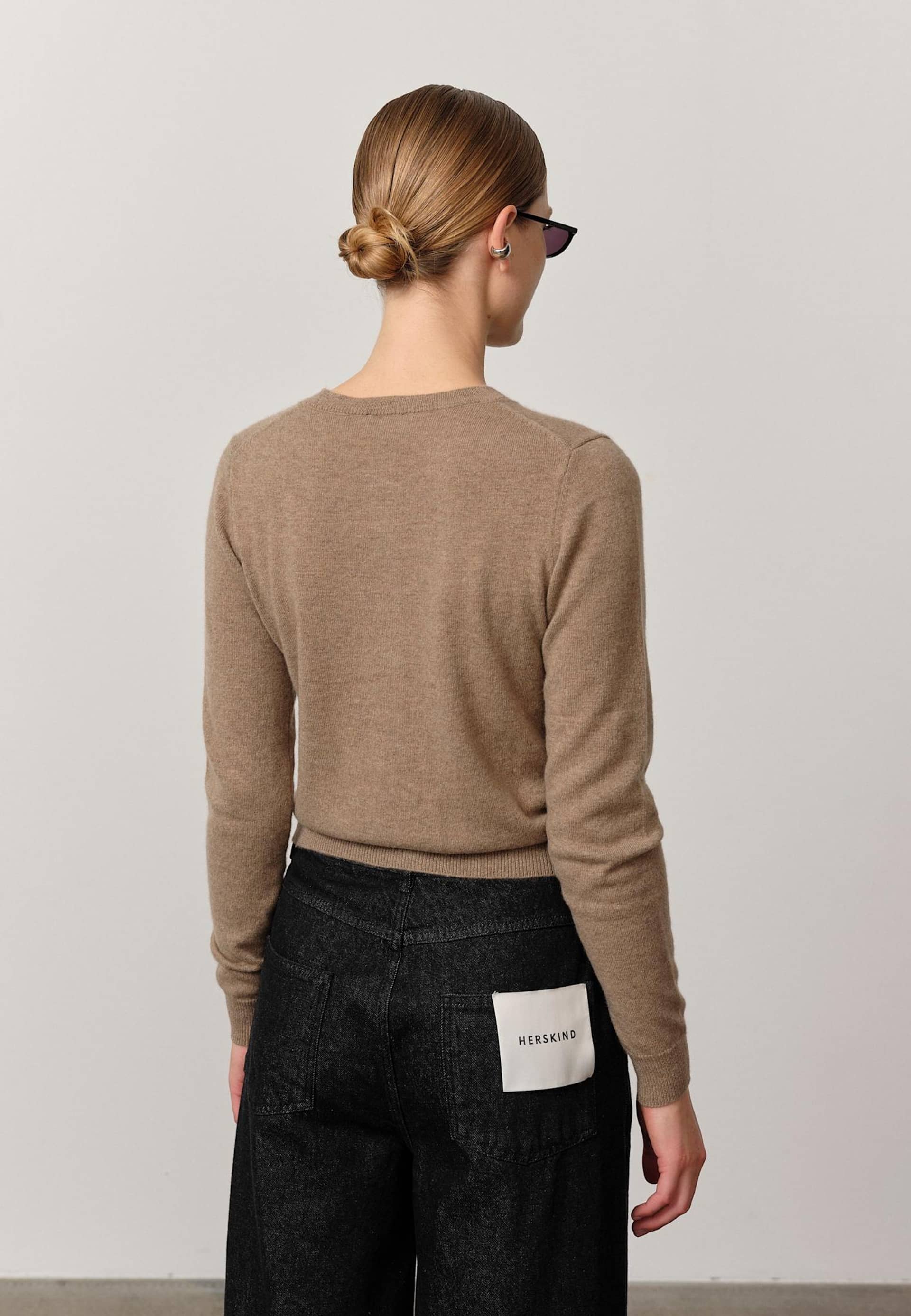 Roselle Knit Cardigan - Croissant made by HERSKIND
