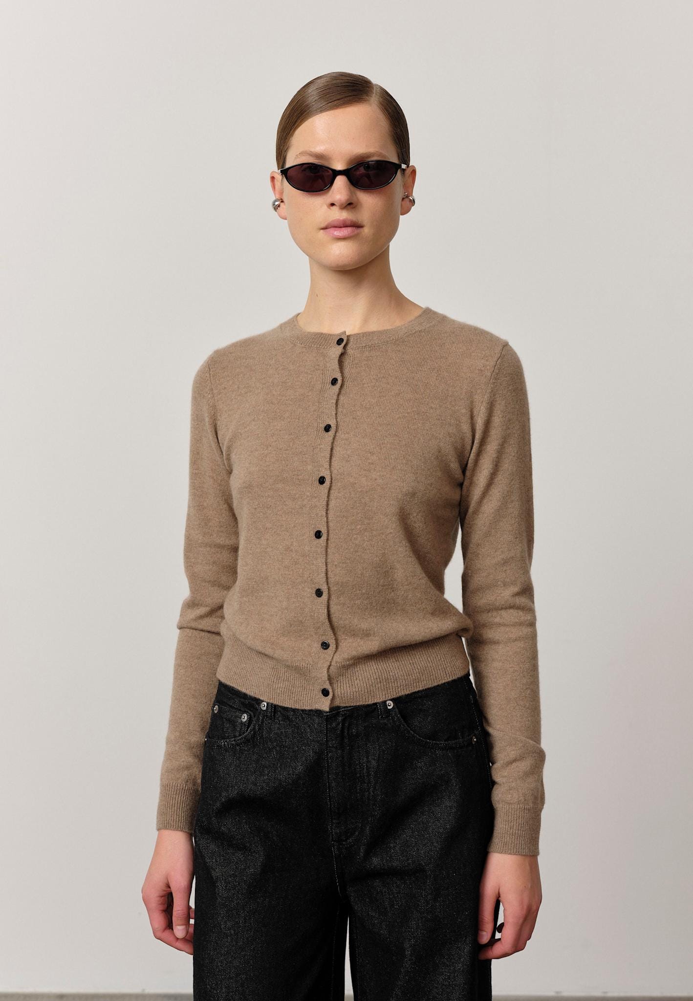 Roselle Knit Cardigan - Croissant made by HERSKIND