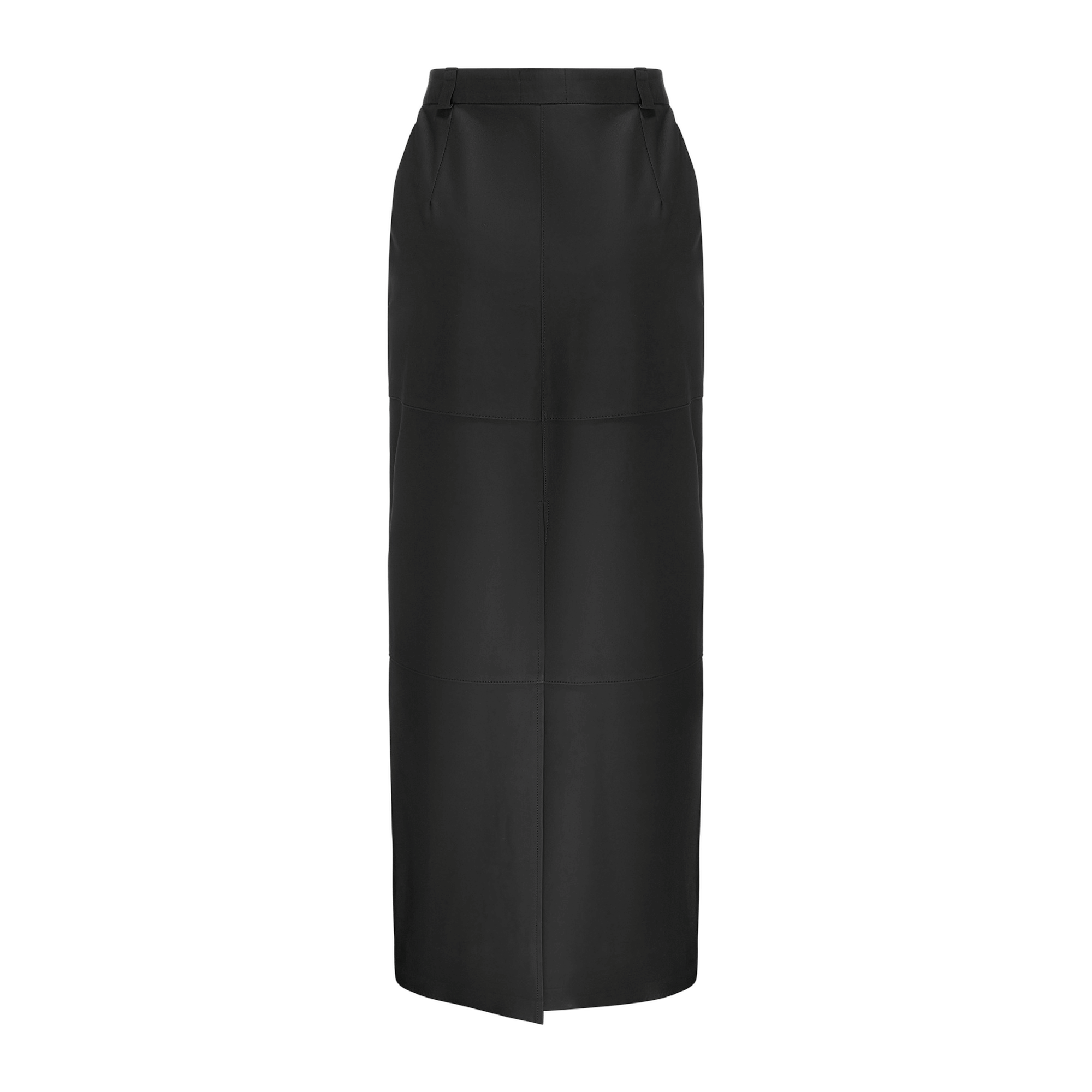 Maxi Skirt Made Of Matte Leather made by YAVORSKA