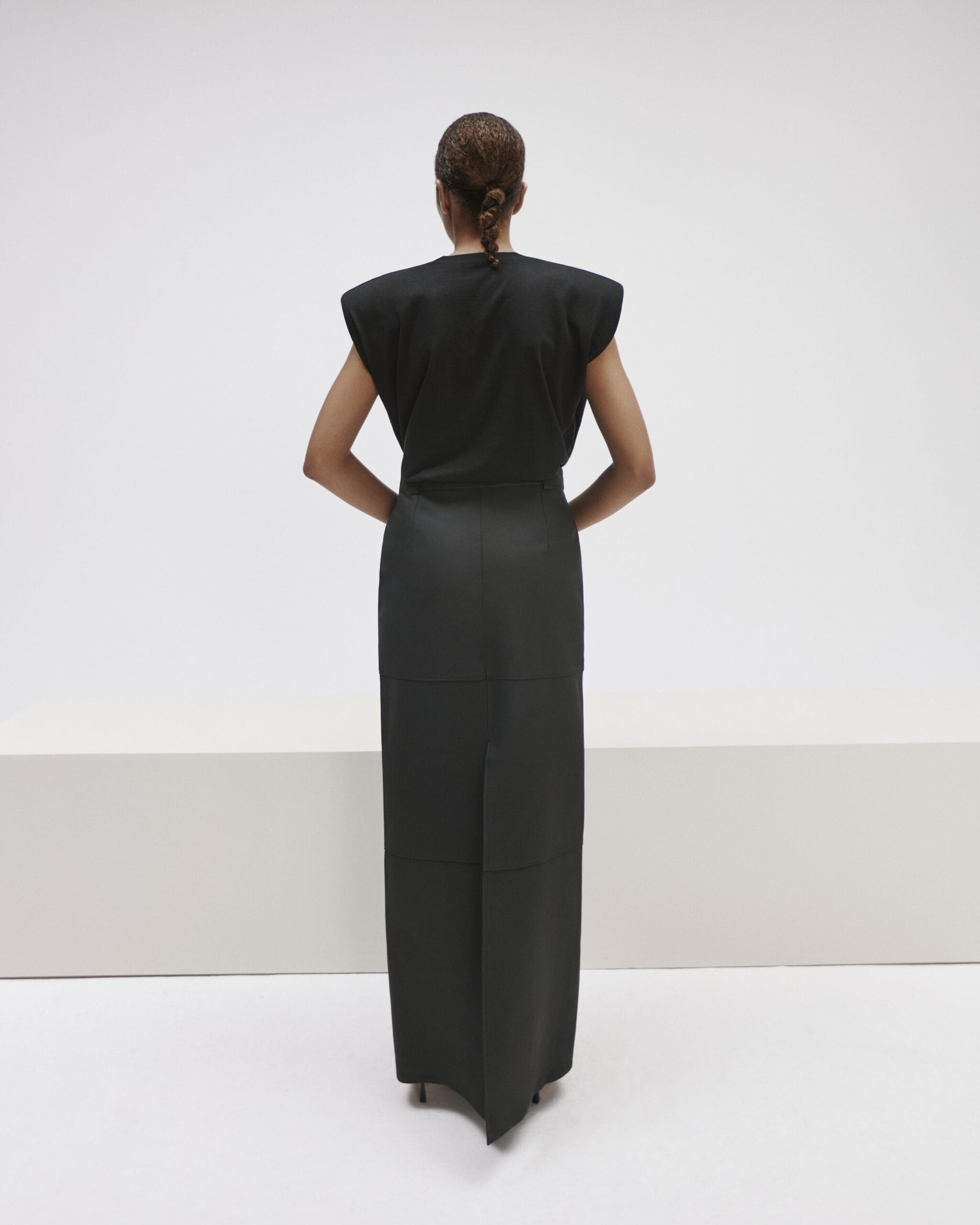 Maxi Skirt Made Of Matte Leather made by YAVORSKA