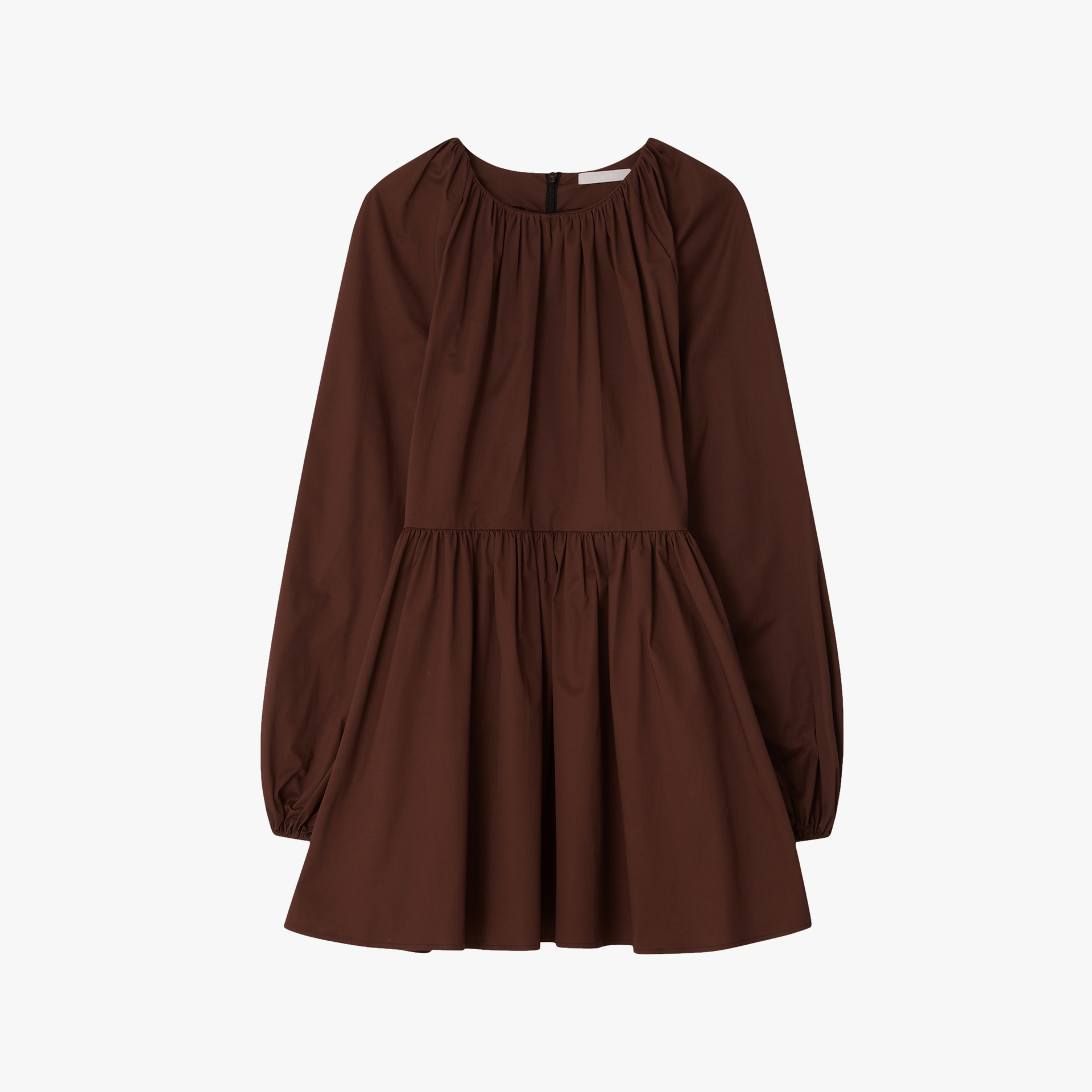 Mila Dress in Brown made by AÉRYNE