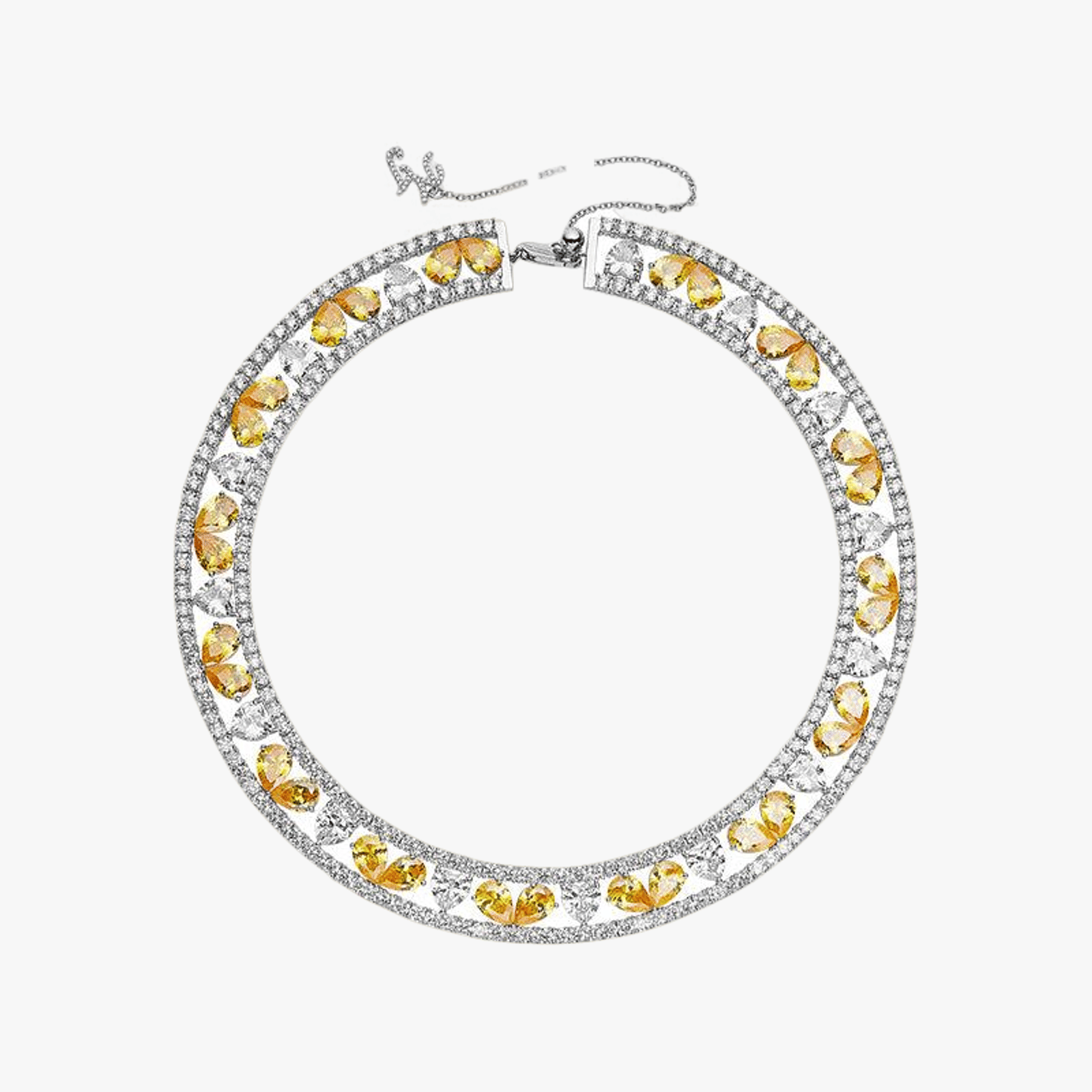 Angelina Necklace (Final Sale) in Yellow made by Nana Jacqueline