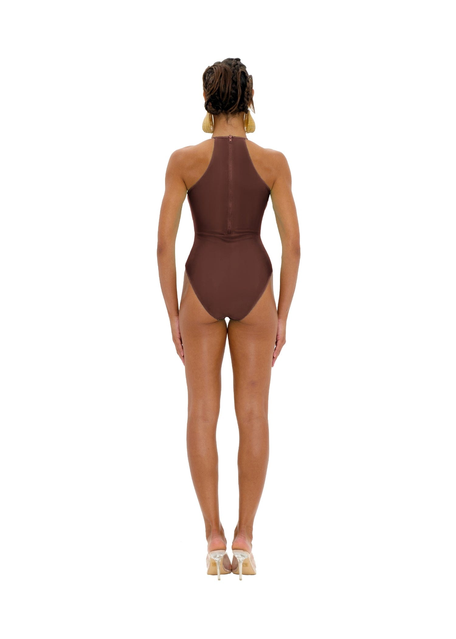 DAHO COCOA ONE PIECE SWIMSUIT made by Andrea Iyamah