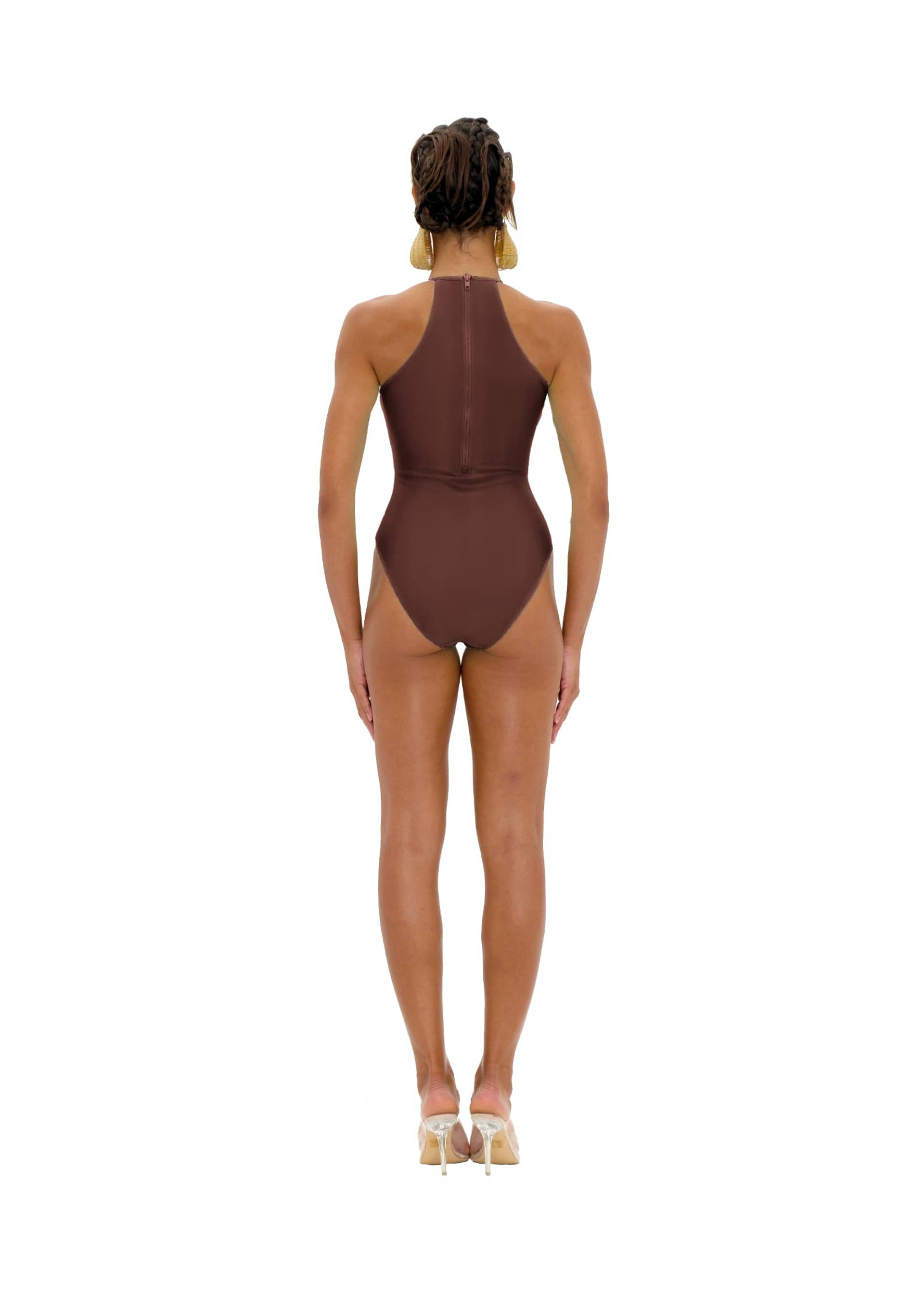 DAHO COCOA ONE PIECE SWIMSUIT made by Andrea Iyamah