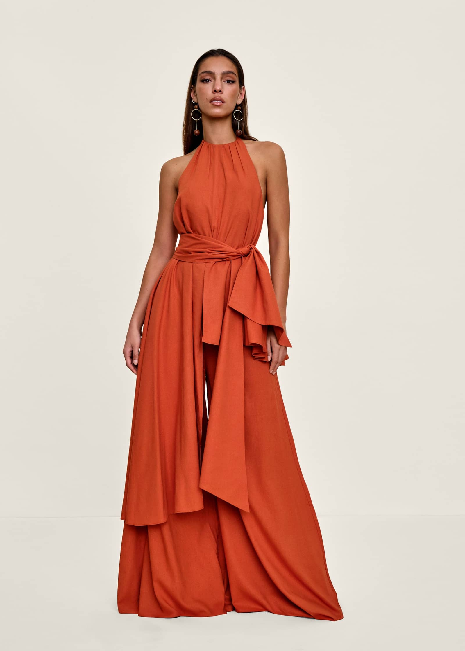 NATA TOP - RED CORAL made by Andrea Iyamah