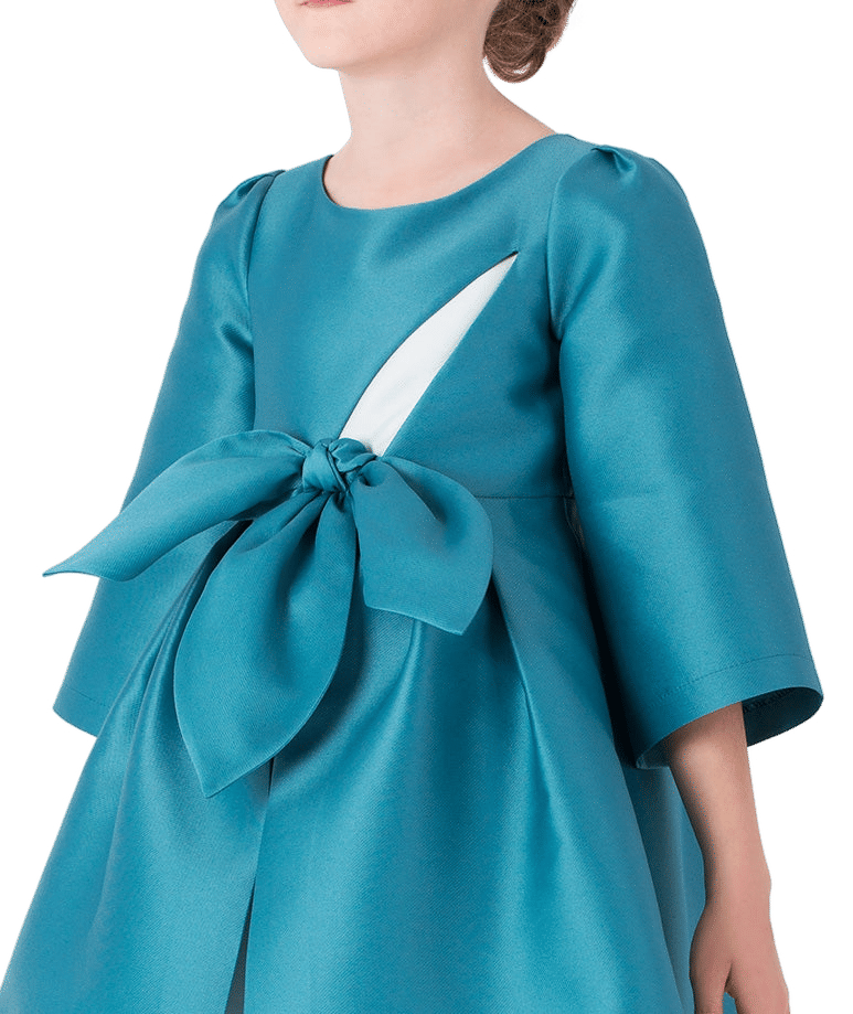 Exquisite Bow Girls Dress made by Mama Luma