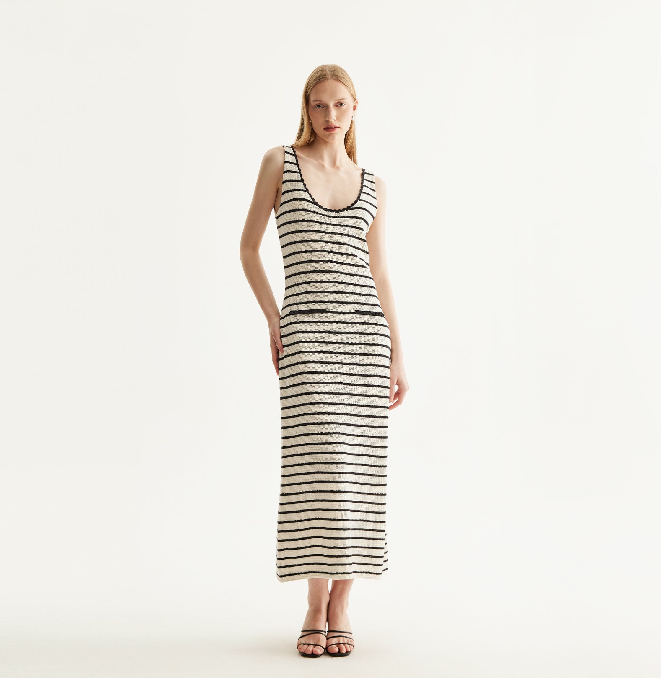 STRIPED DRESS made by CRUSH Collection