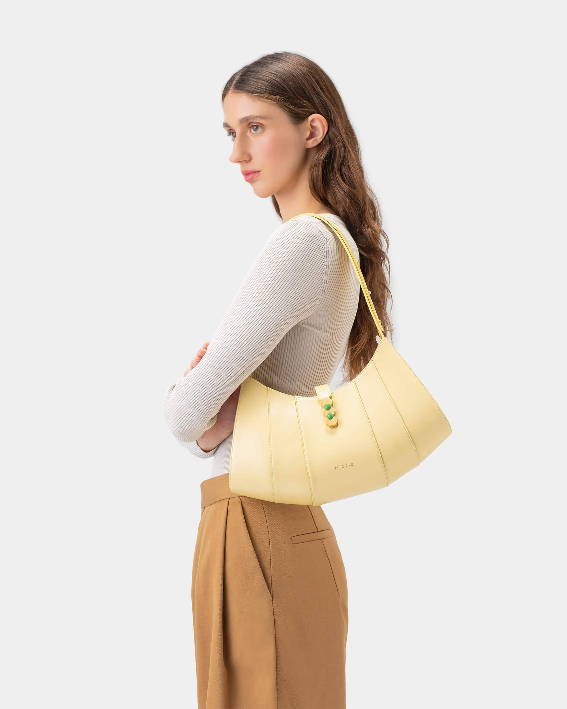 Tate Hobo Butter in Yellow made by Mietis