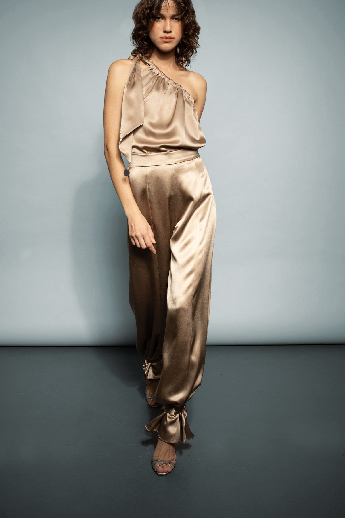 Tunel One-Shoulder Blouse made by Francesca Miranda