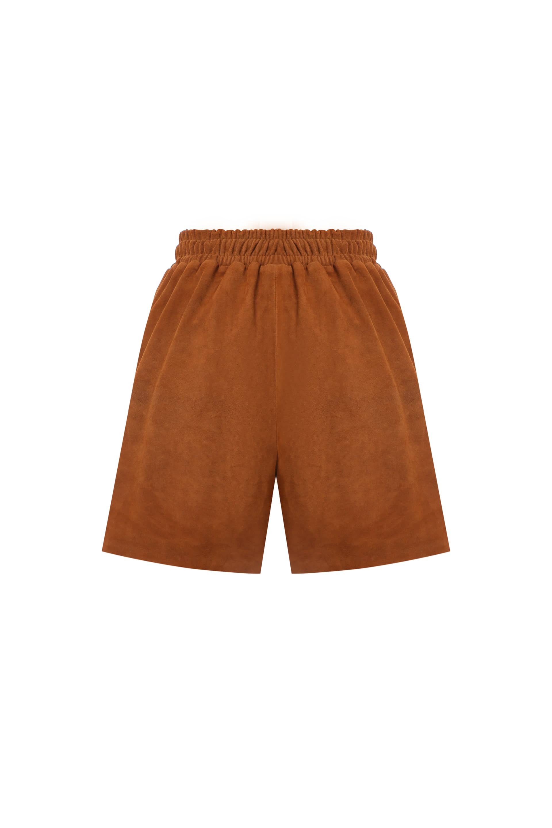 Suede loose shorts made by A.M.G