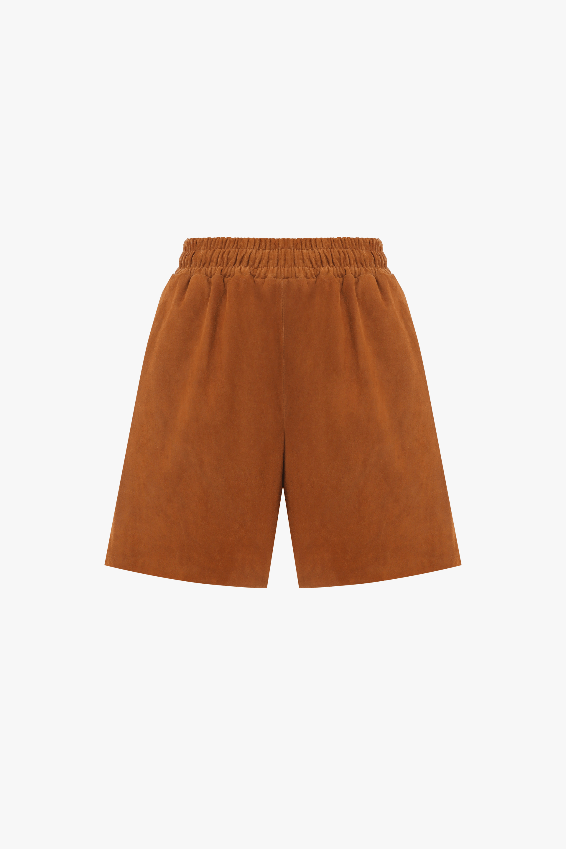 Suede loose shorts made by A.M.G