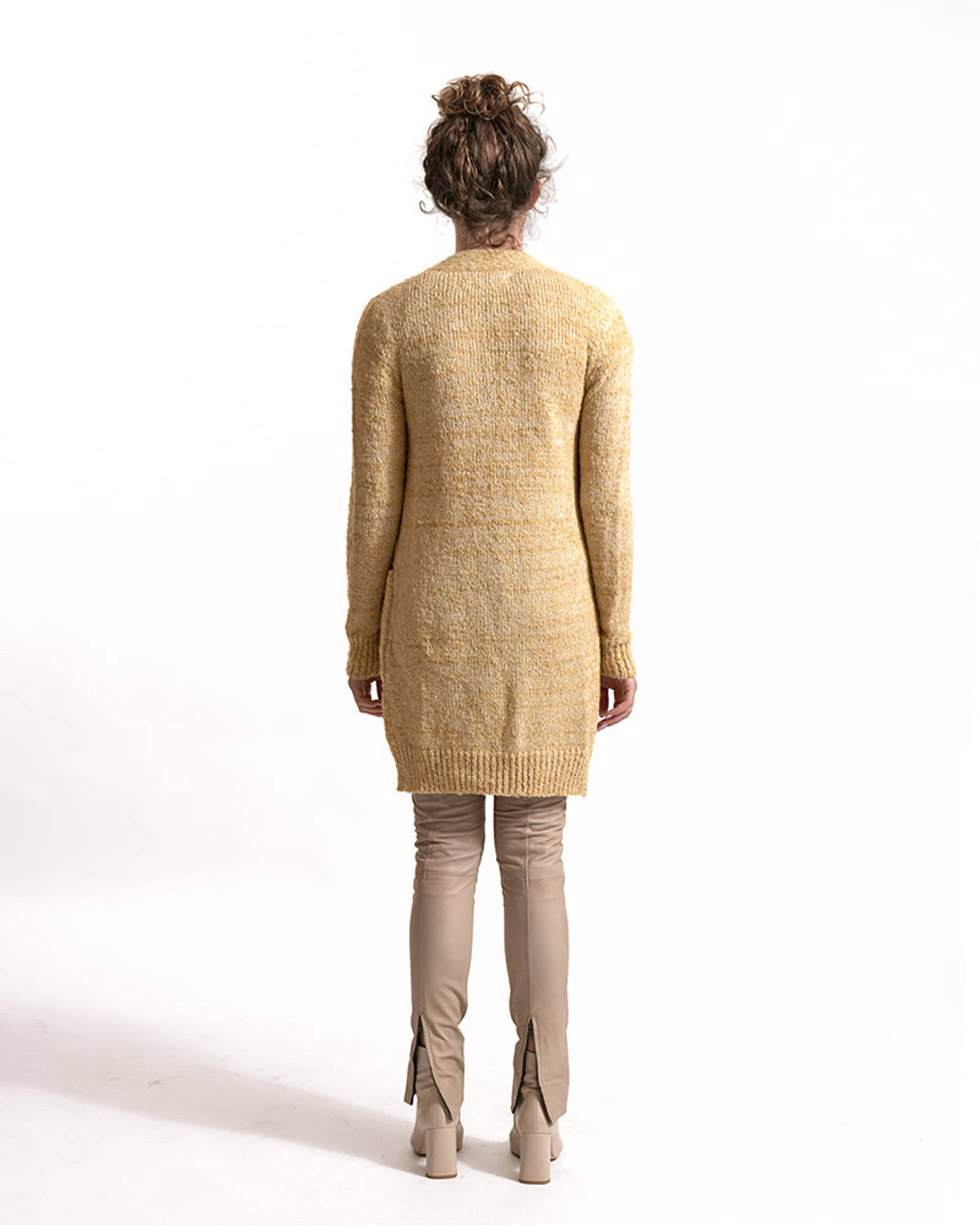 DALILA cardigan in Beige made by AYNI