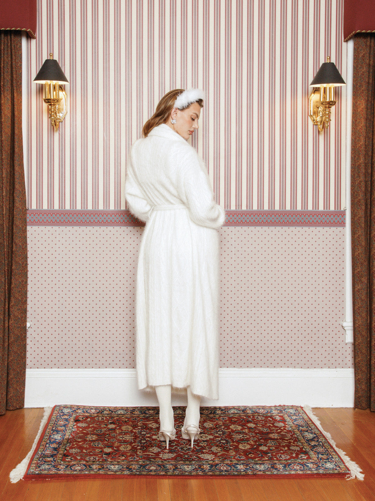 Bianca Knit Cardigan (Final Sale) in White made by Nana Jacqueline