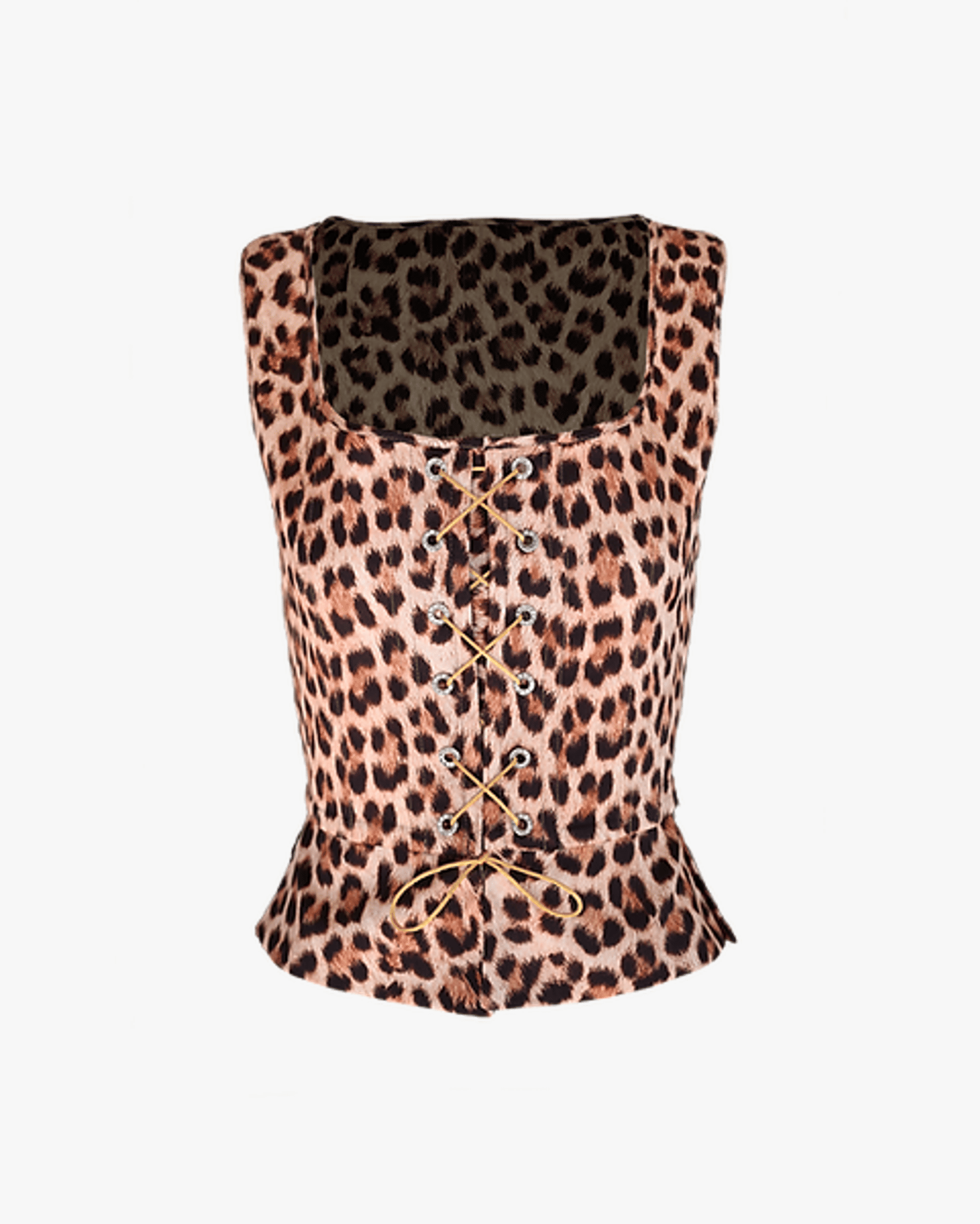 CHEETAH PEPLUM CORSET made by Alice Pons Milano