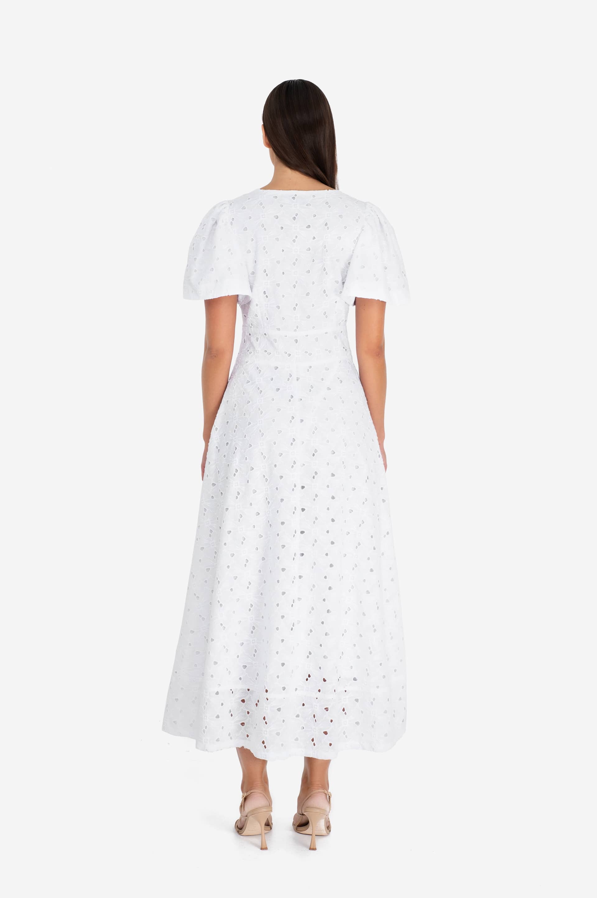 Fabienne Dress White made by MandiBreeze