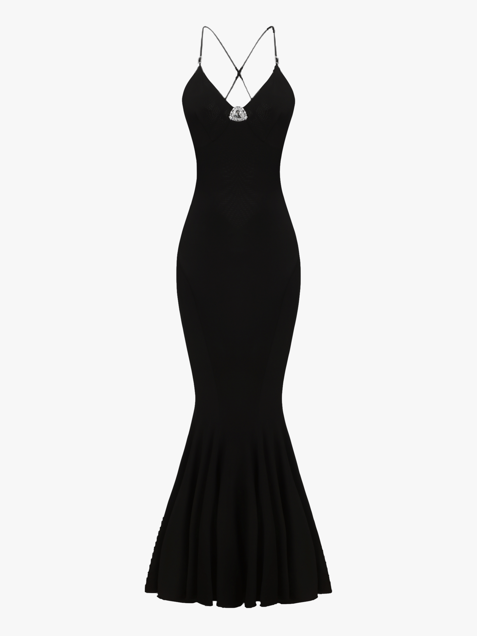 Tatiana Silk Diamond Dress (Black) (Final Sale) in Black made by Nana Jacqueline