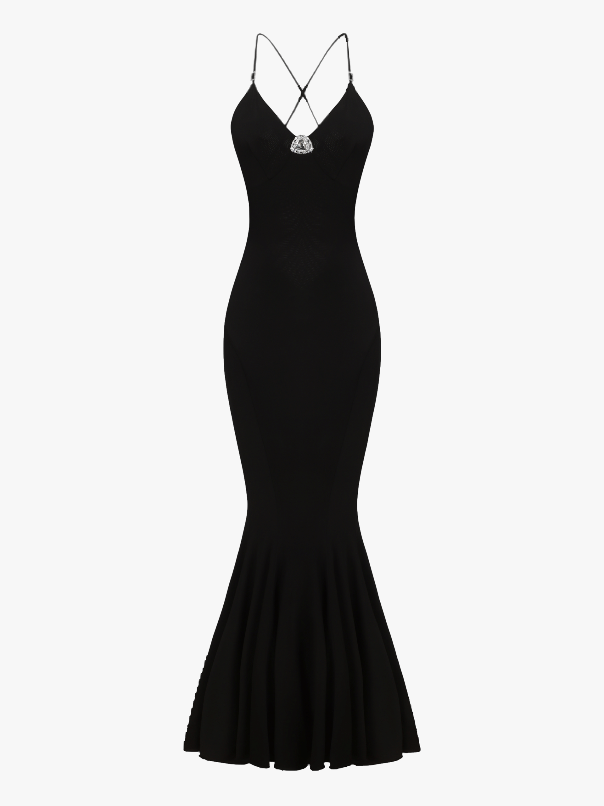Tatiana Silk Diamond Dress (Black) (Final Sale) in Black made by Nana Jacqueline