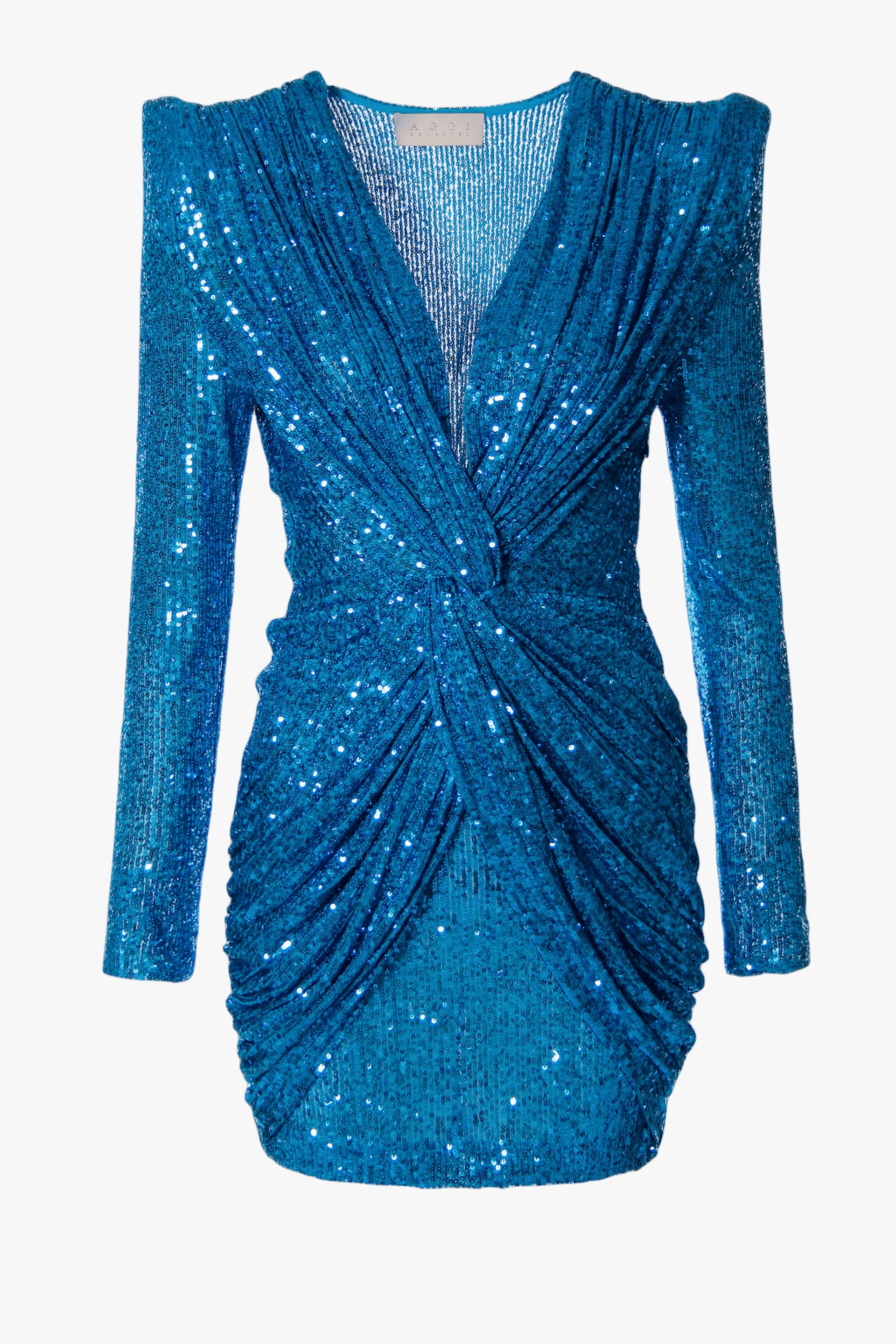 Dress Jennifer Blue Aster in Blue made by HALEWSKI