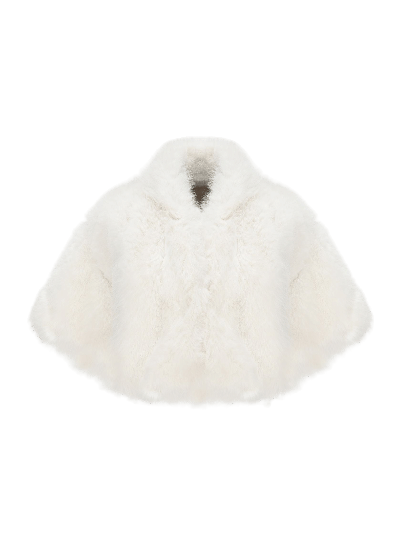 Sophia Fur Coat (White) in White made by Nana Jacqueline
