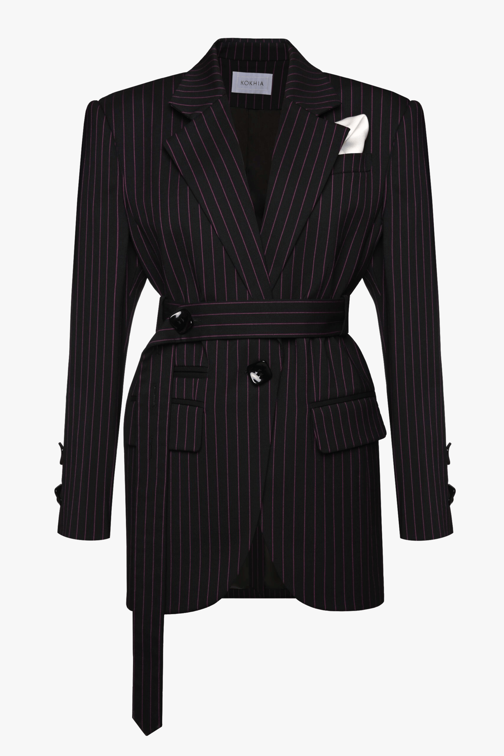 Pinstripe Blazer made by Maria Kokhia