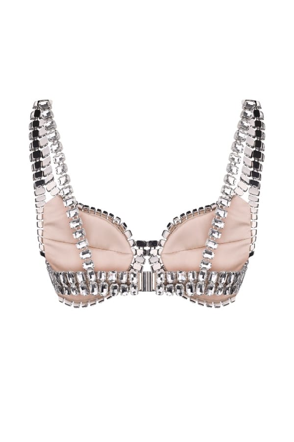 BLACK QUARTZ BRA made by NUÉ