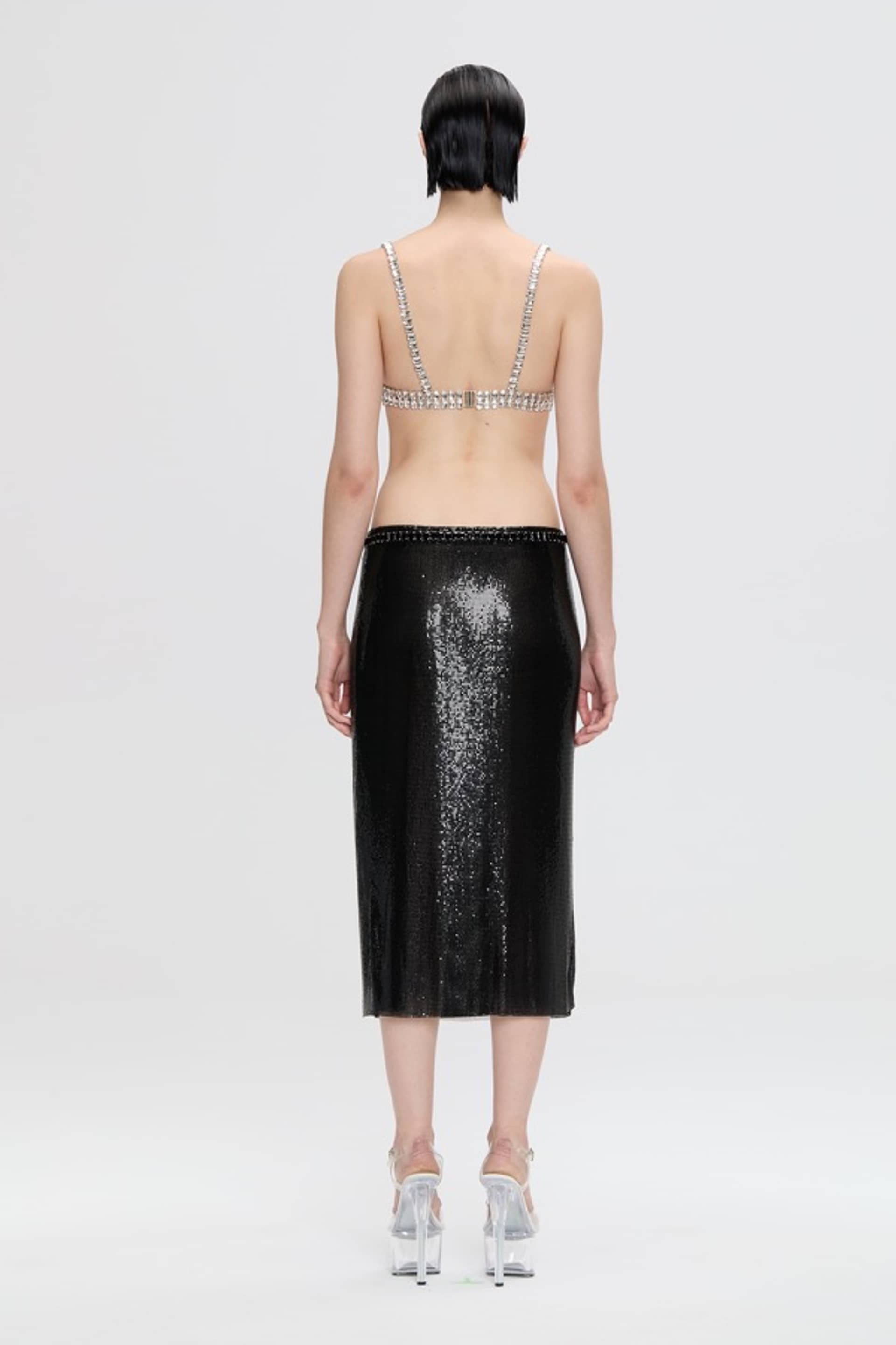 BLACK QUARTZ BRA made by NUÉ