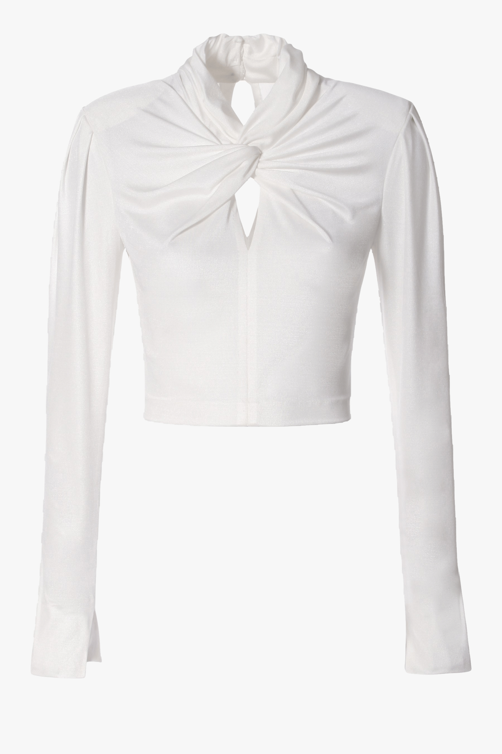 Blouse Dalia White Pearl in White made by HALEWSKI