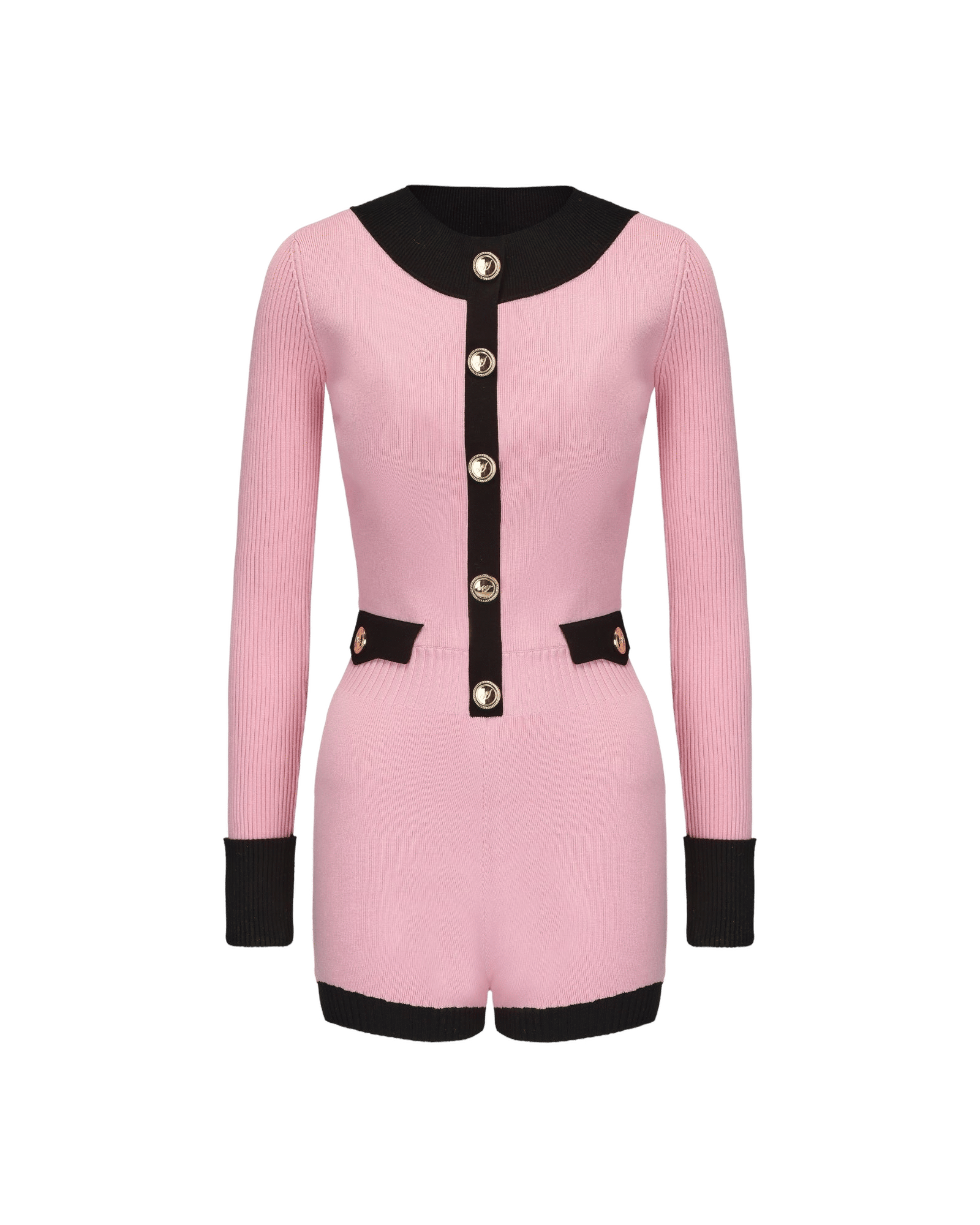 Matilda Knit Jumpsuit (Pink) made by Nana Jacqueline