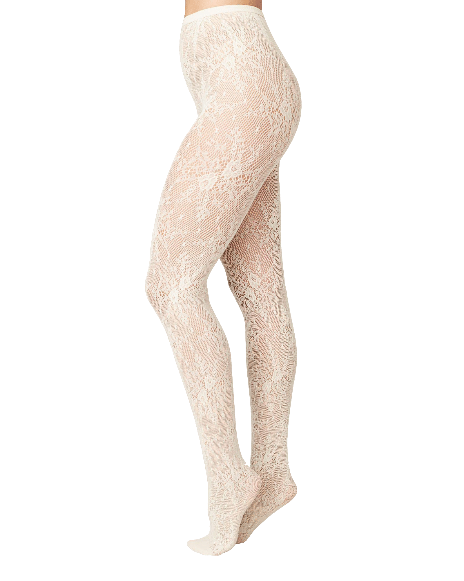 Rosa Lace Tights made by Swedish Stockings