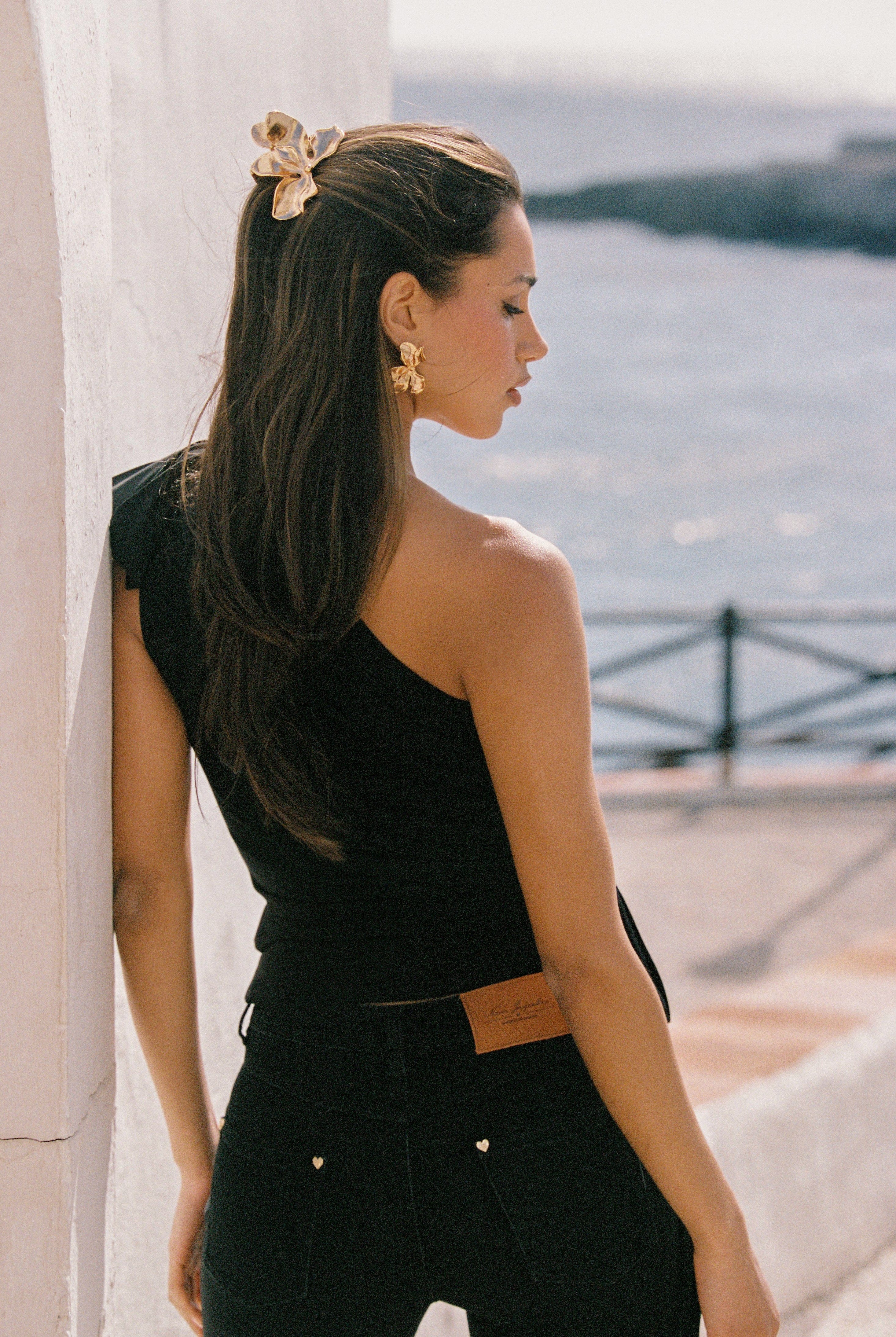 Liu Top (Black) made by Nana Jacqueline