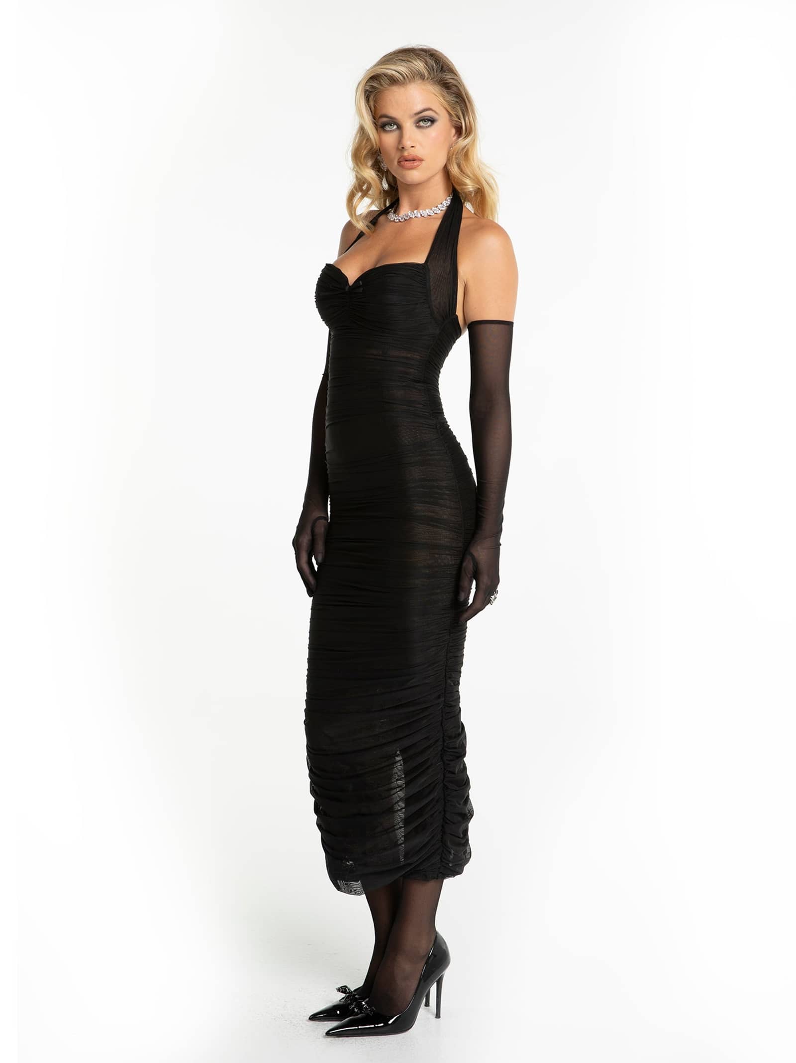 Francesca Dress (Black) made by Nana Jacqueline