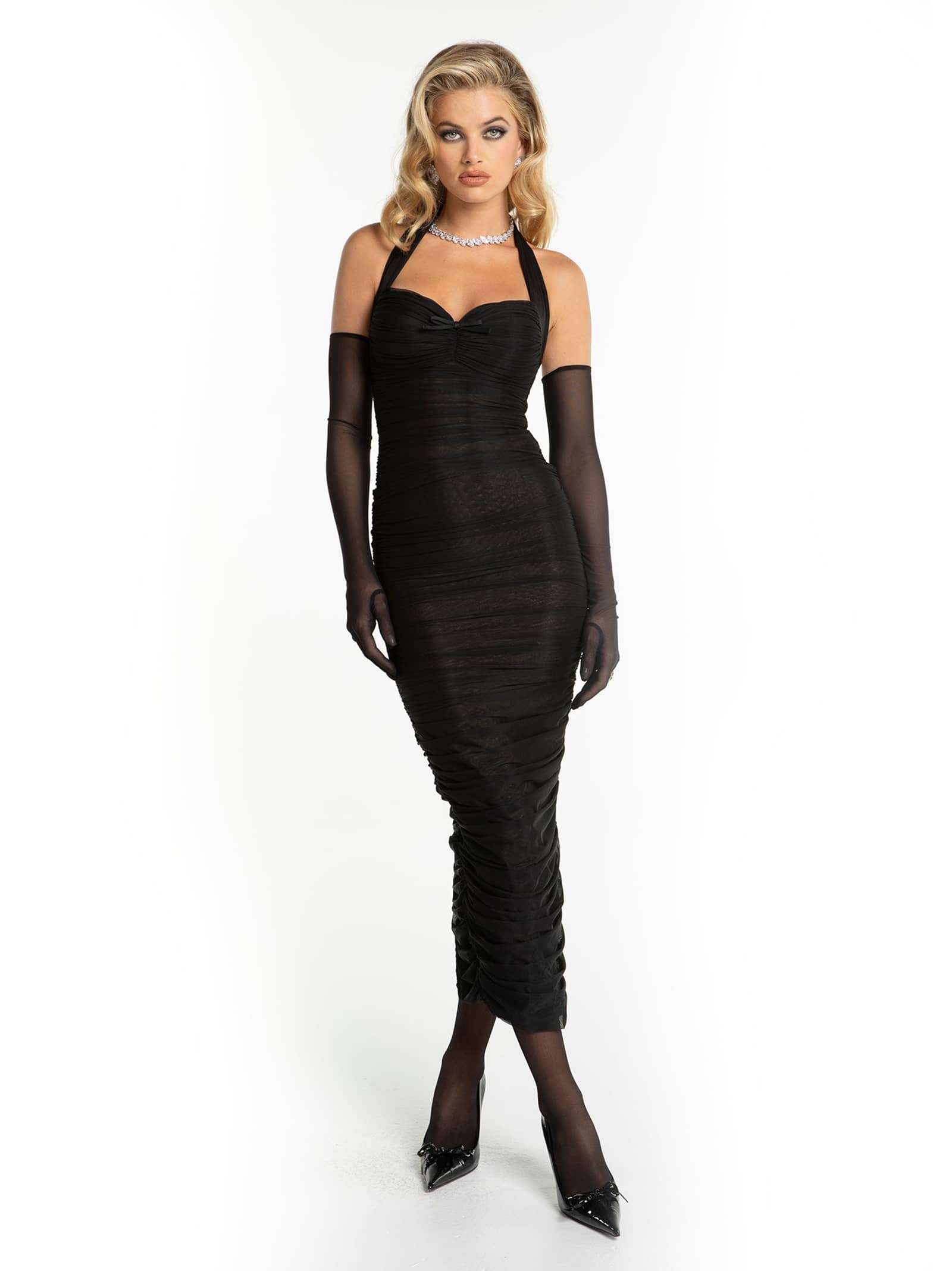 Francesca Dress (Black) made by Nana Jacqueline