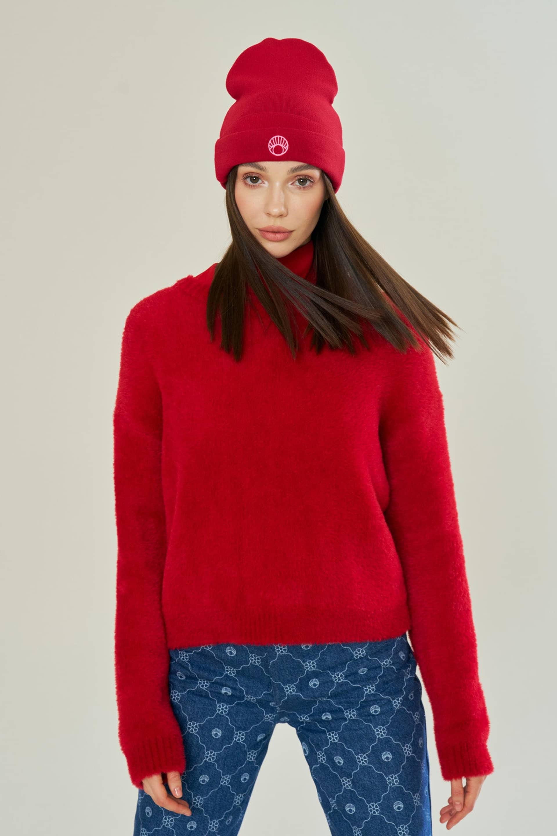 Hot Roseberry Oversize Iconic Knit made by Declara