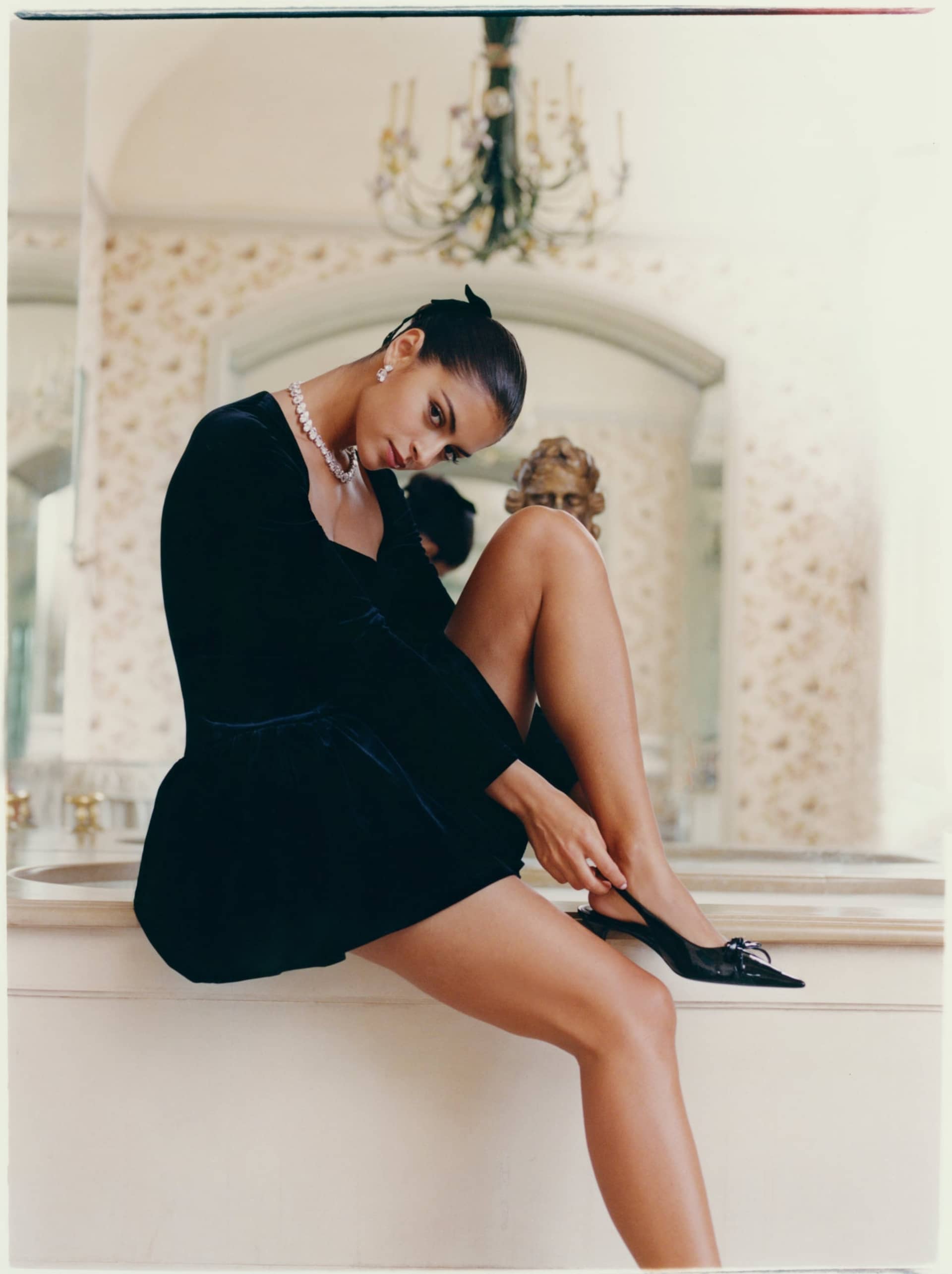 Audrina Dress (Black) made by Nana Jacqueline