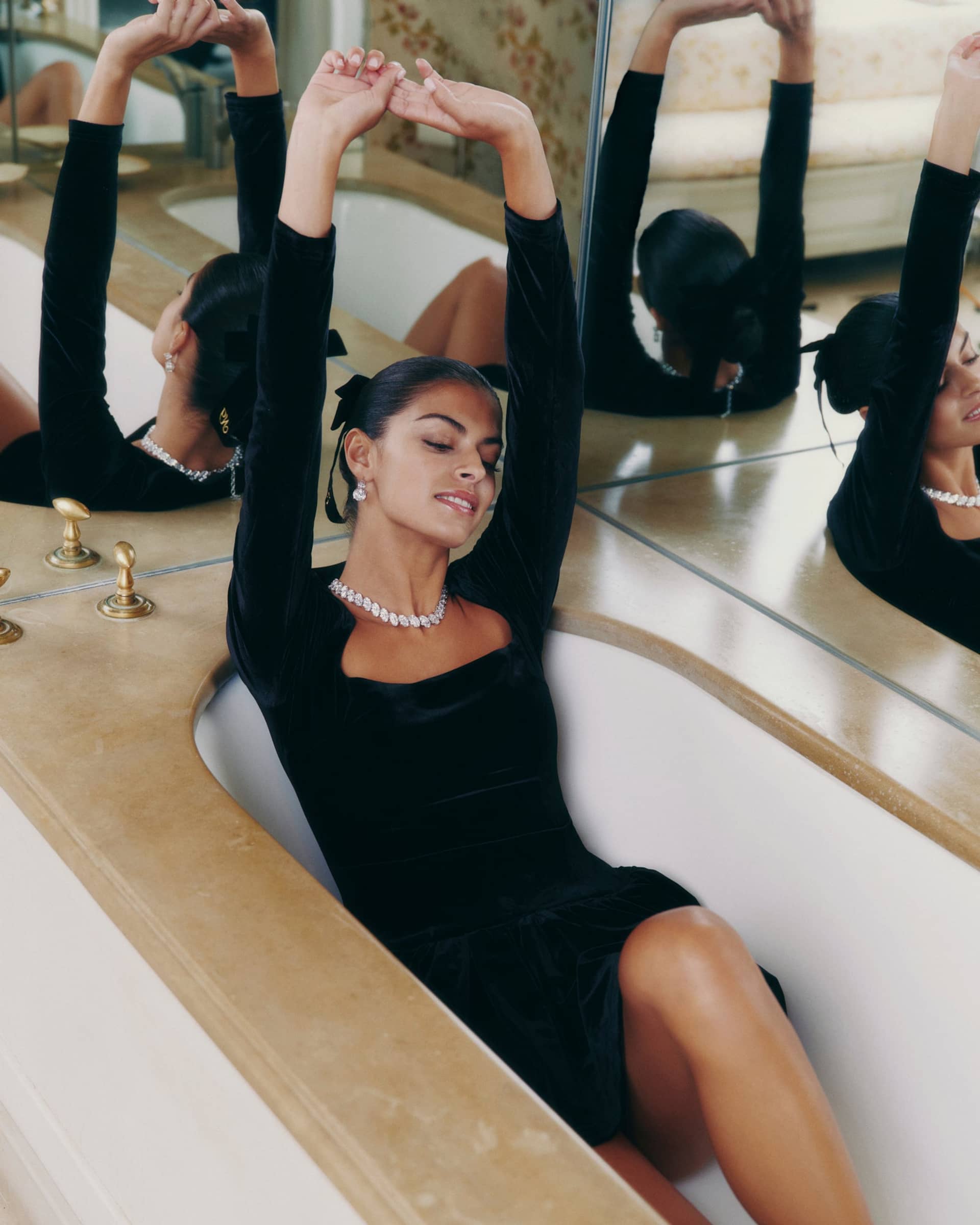 Audrina Dress (Black) made by Nana Jacqueline