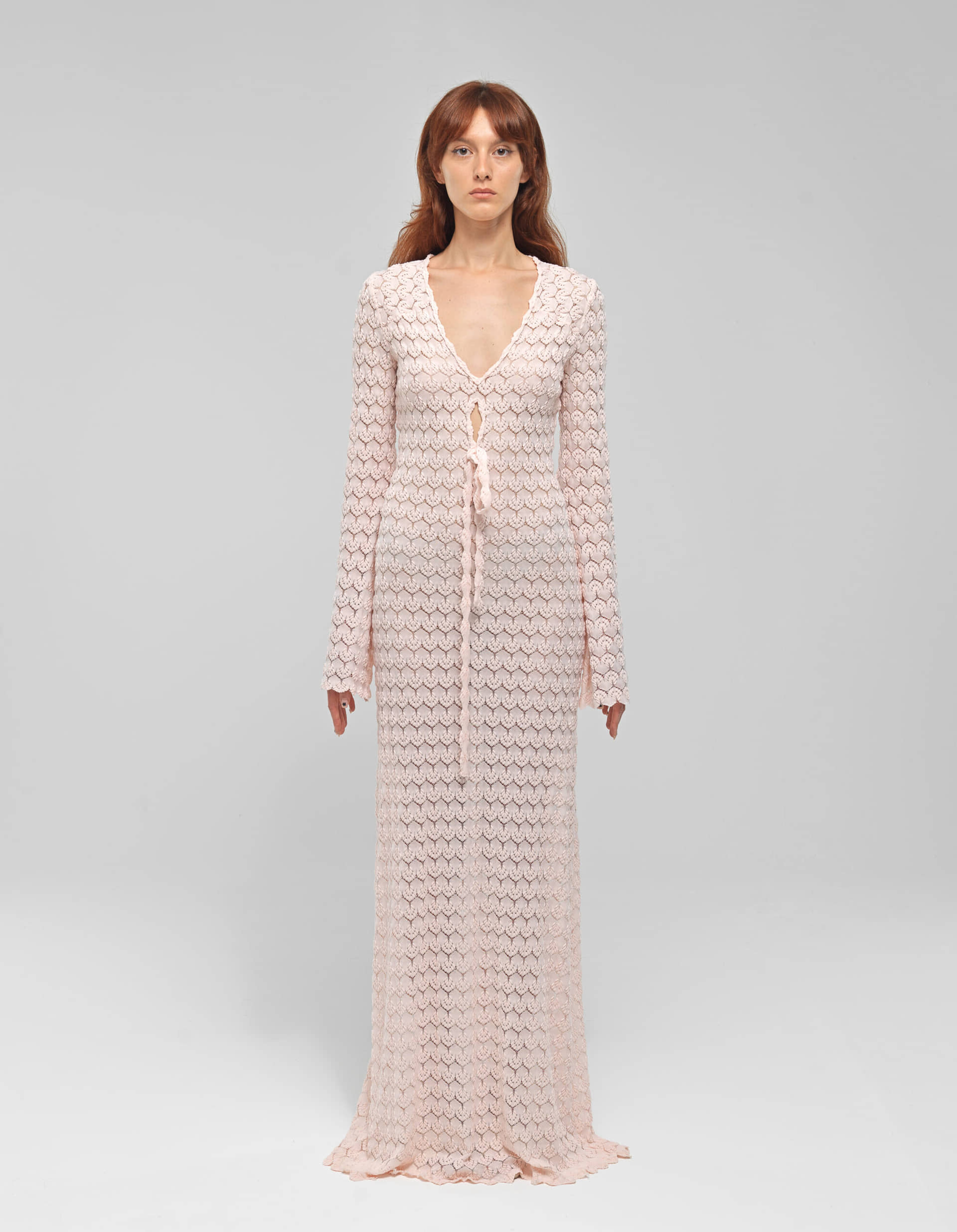 EJONA Pink Knit Dress made by MAET