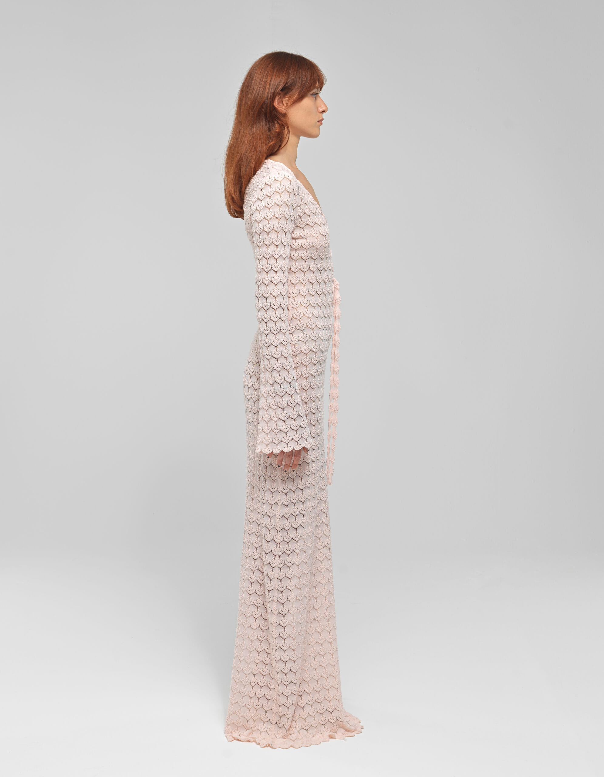 EJONA Pink Knit Dress made by MAET