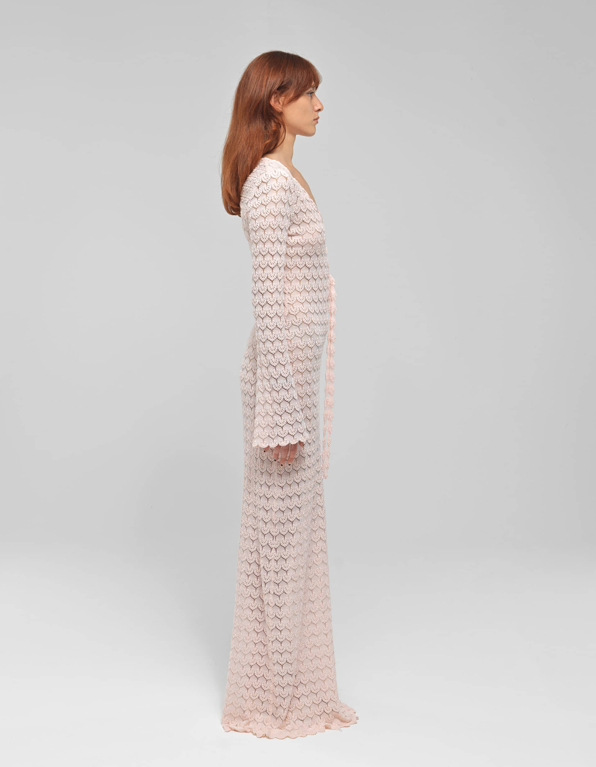 EJONA Pink Knit Dress made by MAET