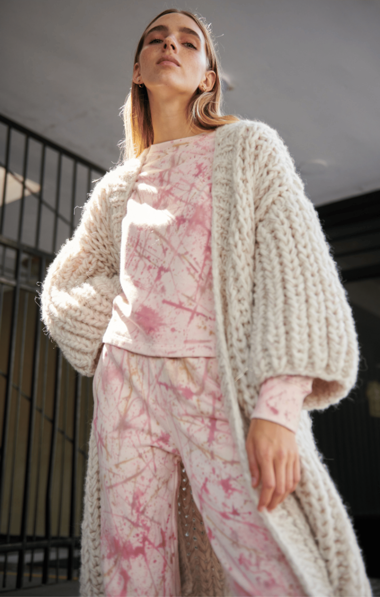 Kay Pacha Set in Pink made by AYNI