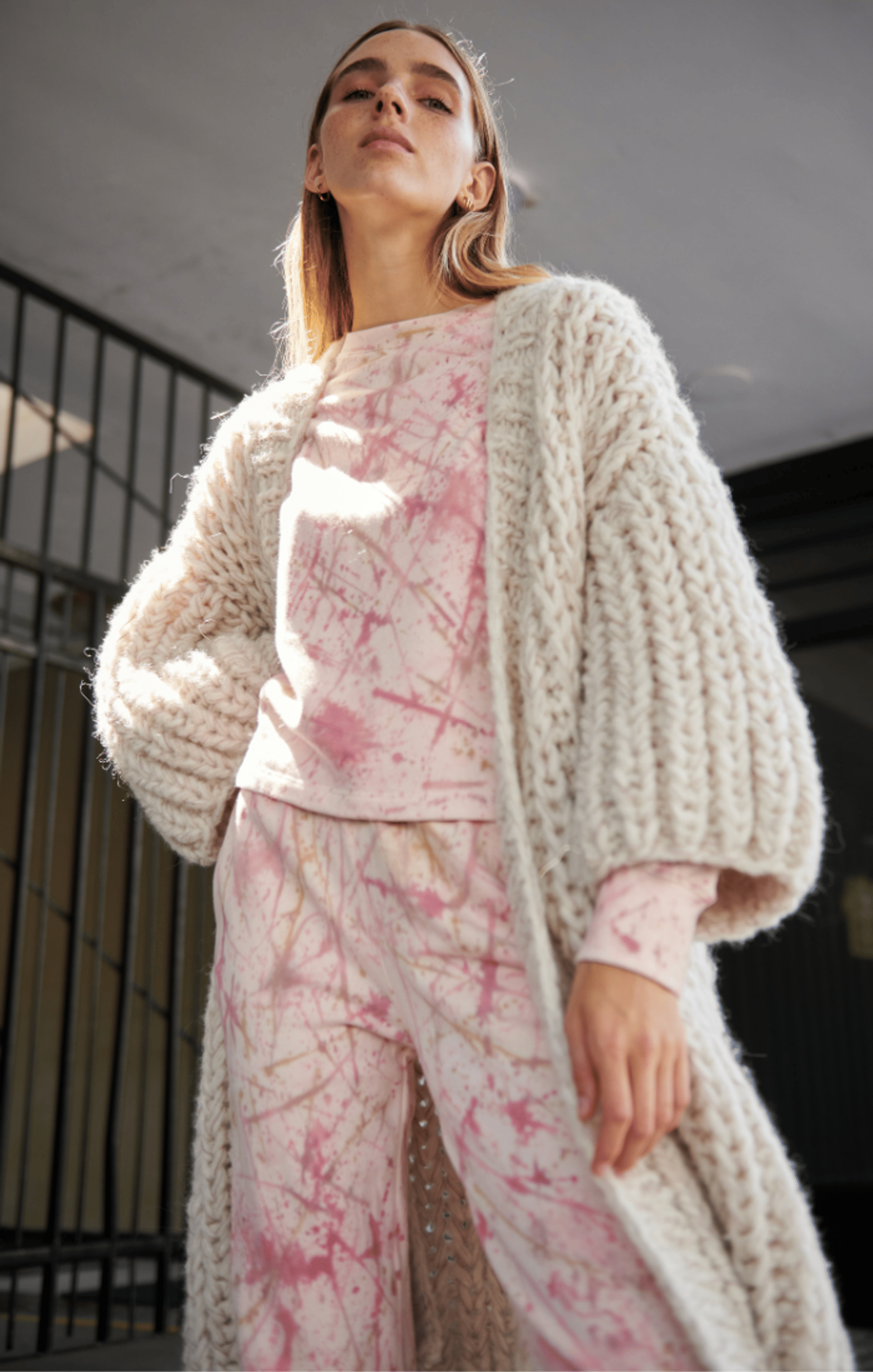 Kay Pacha Set in Pink made by AYNI