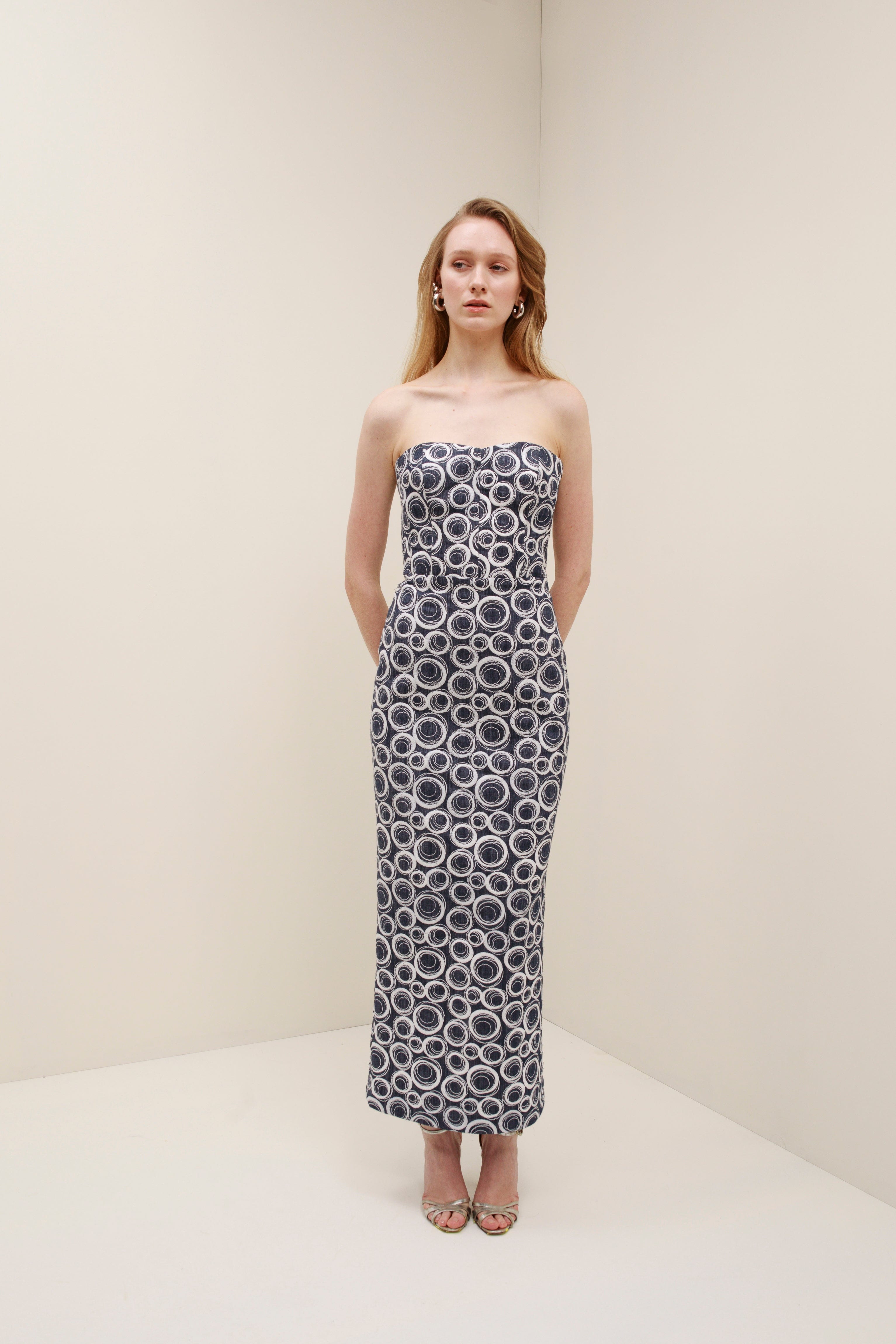 Cassata Denim Dress made by Francesca Miranda