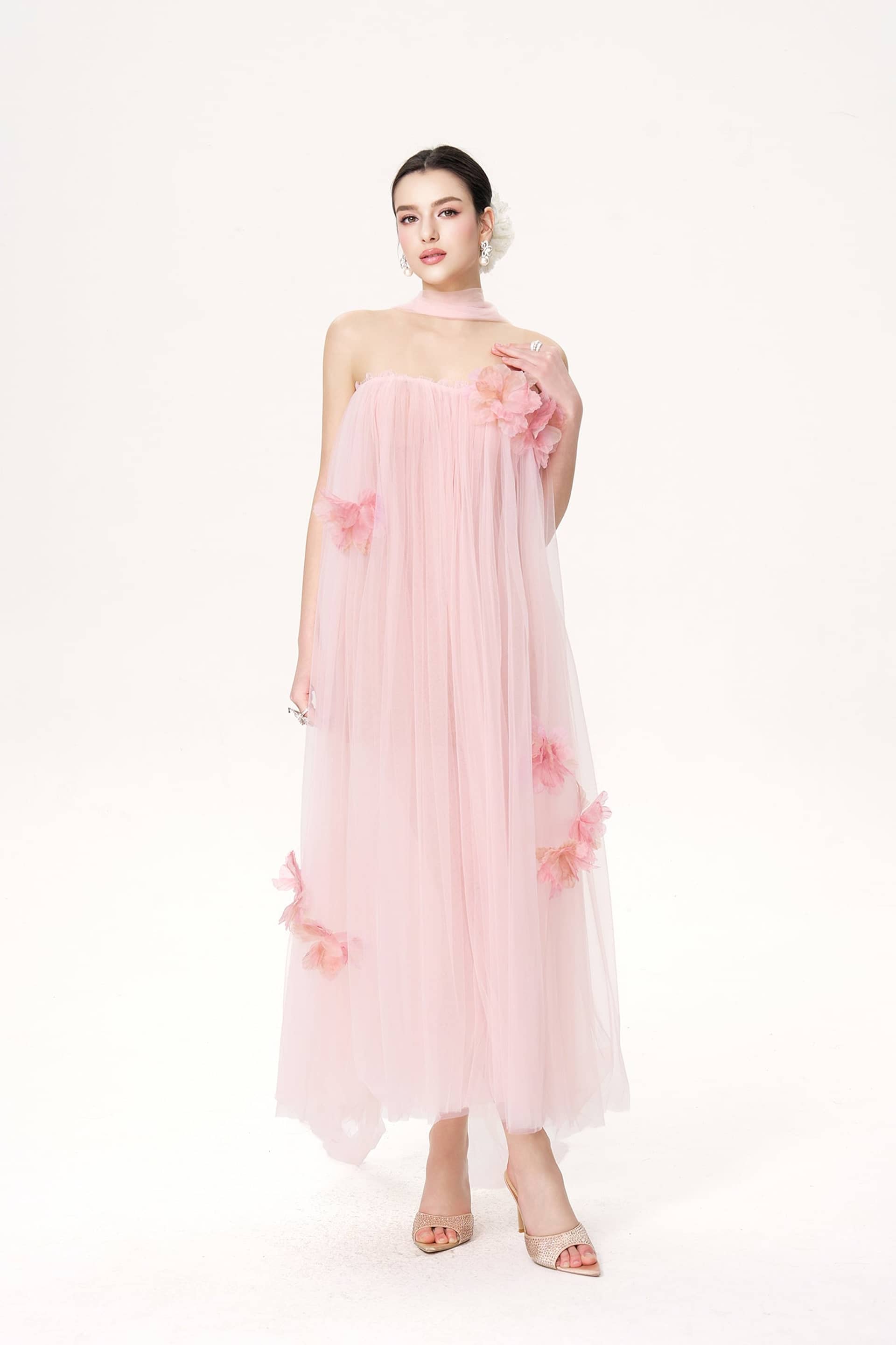 Kiera Dress (Pink) made by Nana Jacqueline